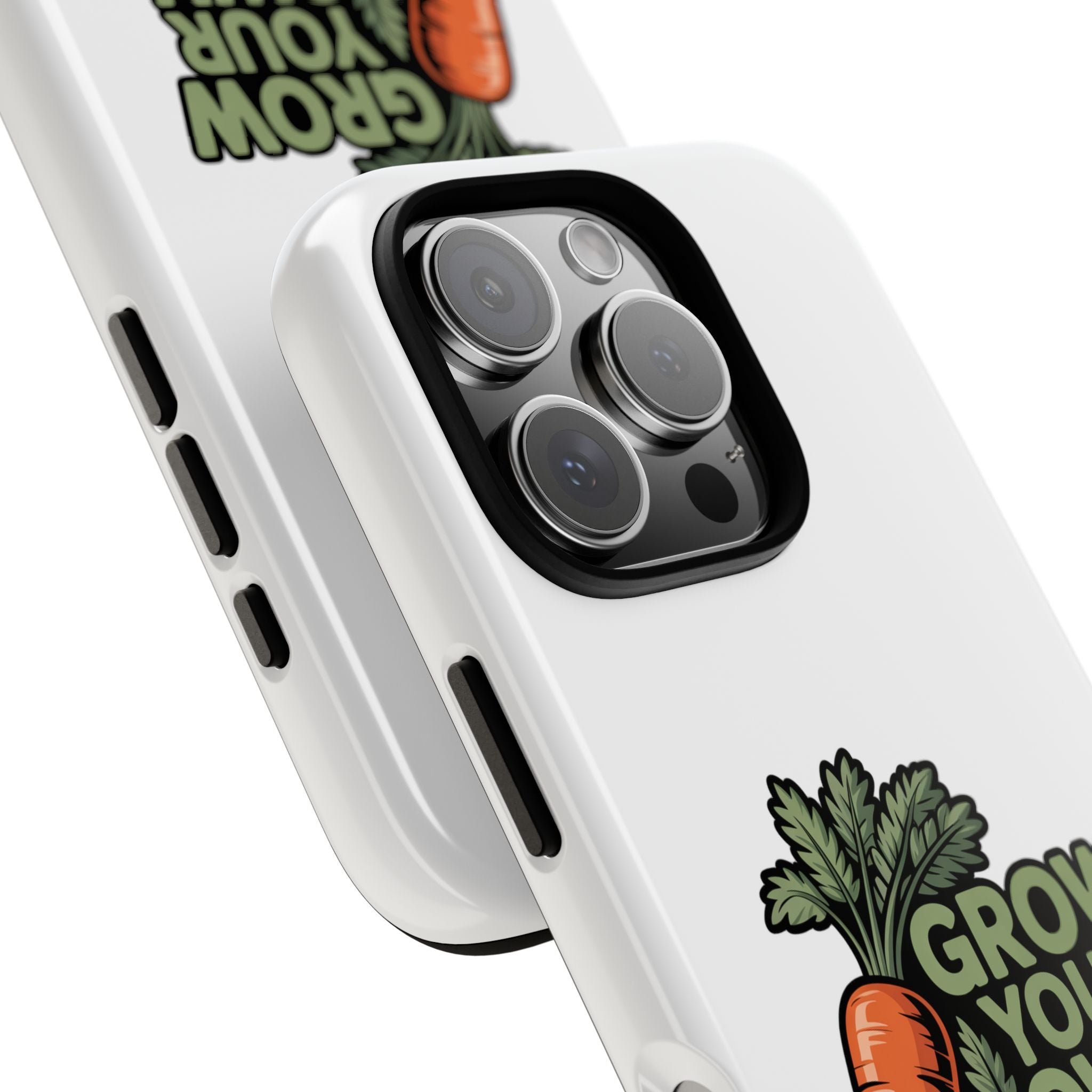 Grow Your Own Vegetables Phone Case — Gardening Carrot Potato Tomato Design