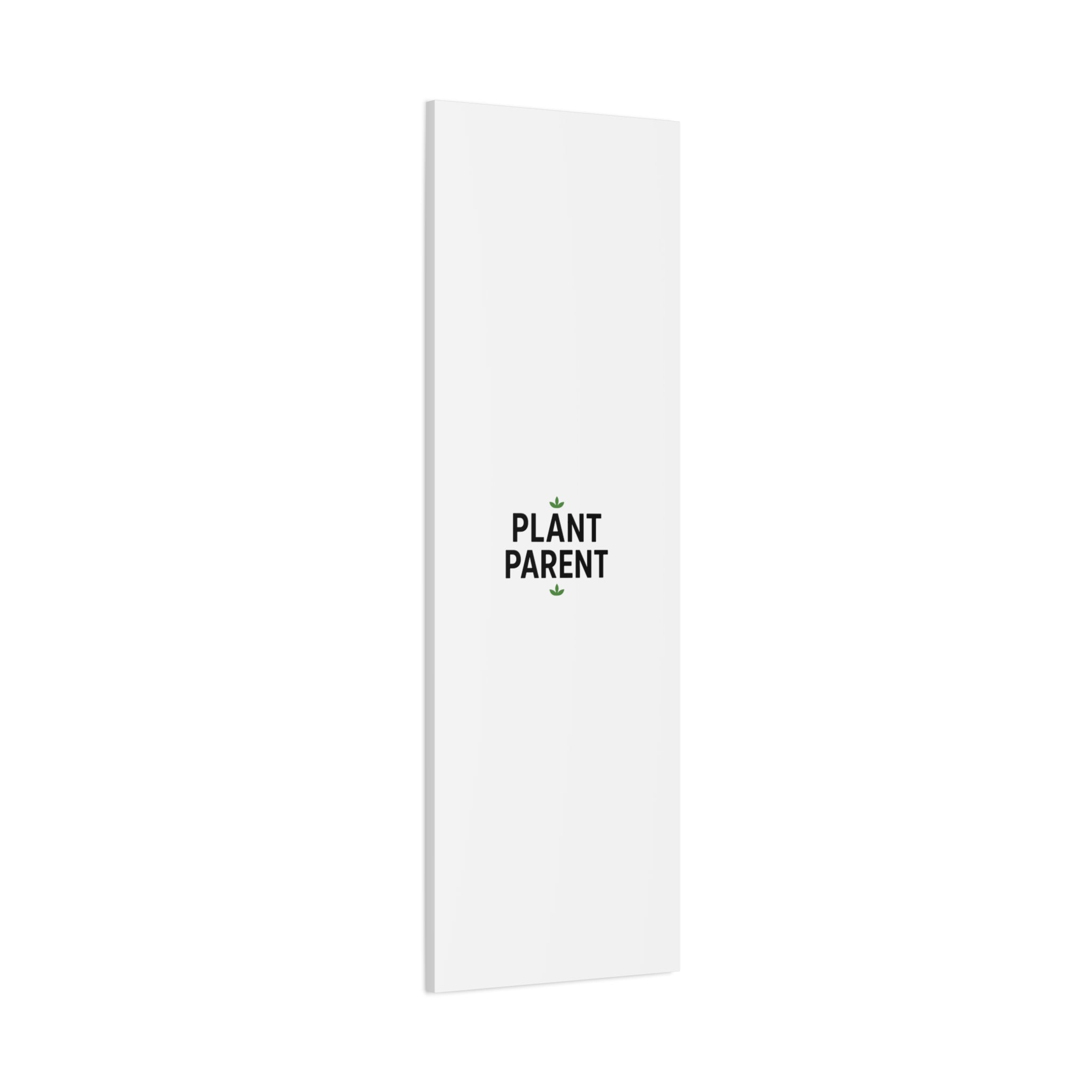 Plant Parent Canvas Wall Art — Minimalist Botanical Typography Print