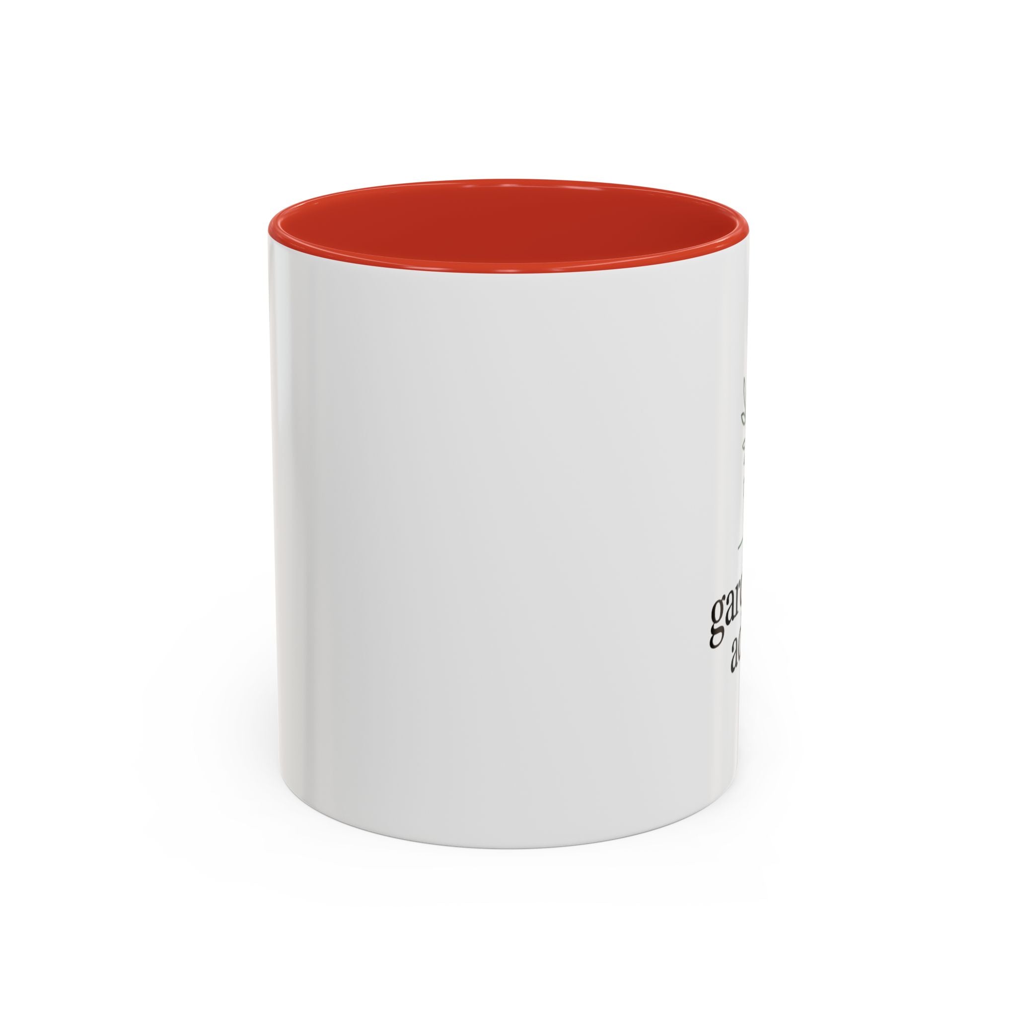 Gardening Addict Accent Coffee Mug — Plant Lover Ceramic Mug (11/15oz)