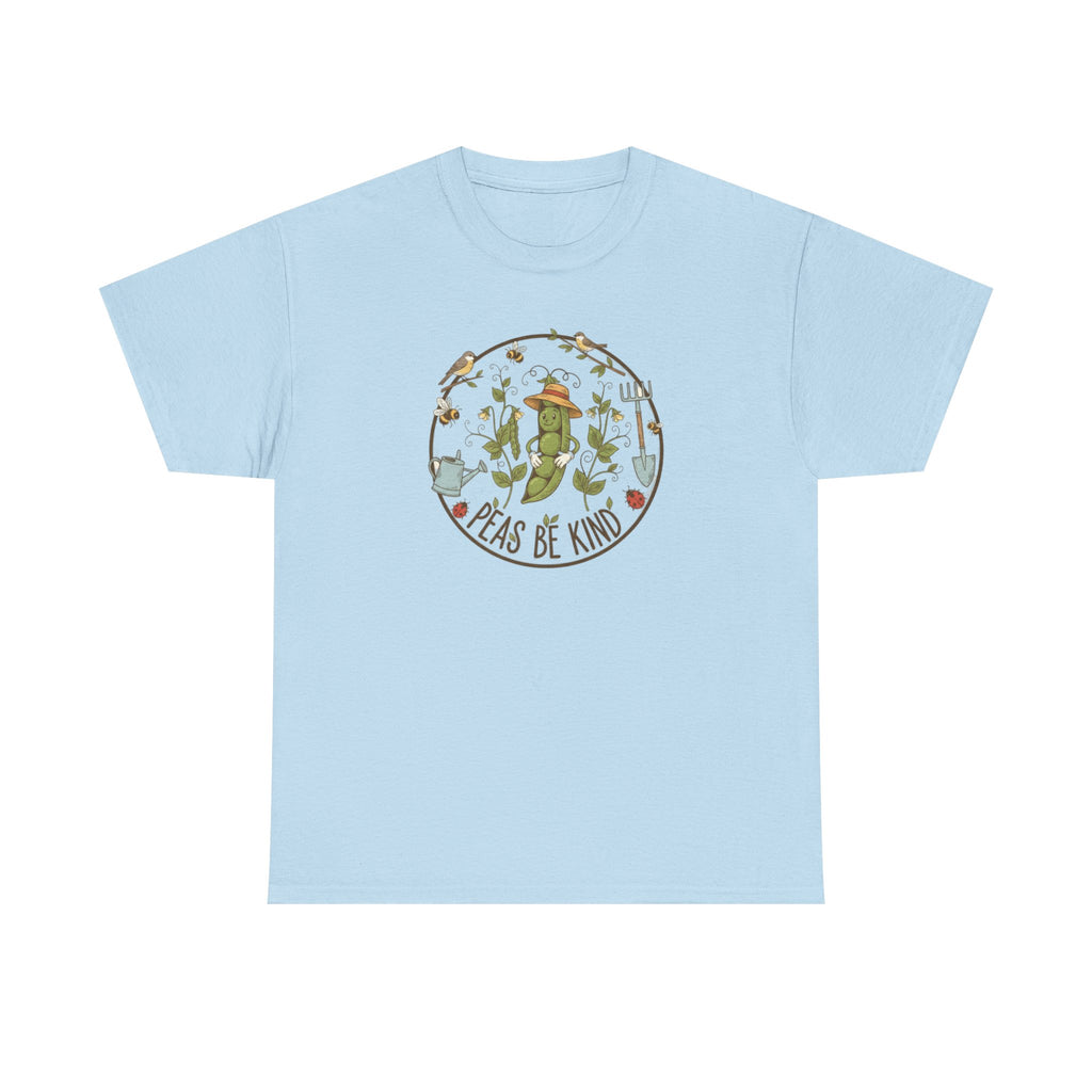 T-Shirt — "Peas Be Kind" Cute Garden Pea Illustration Tee
