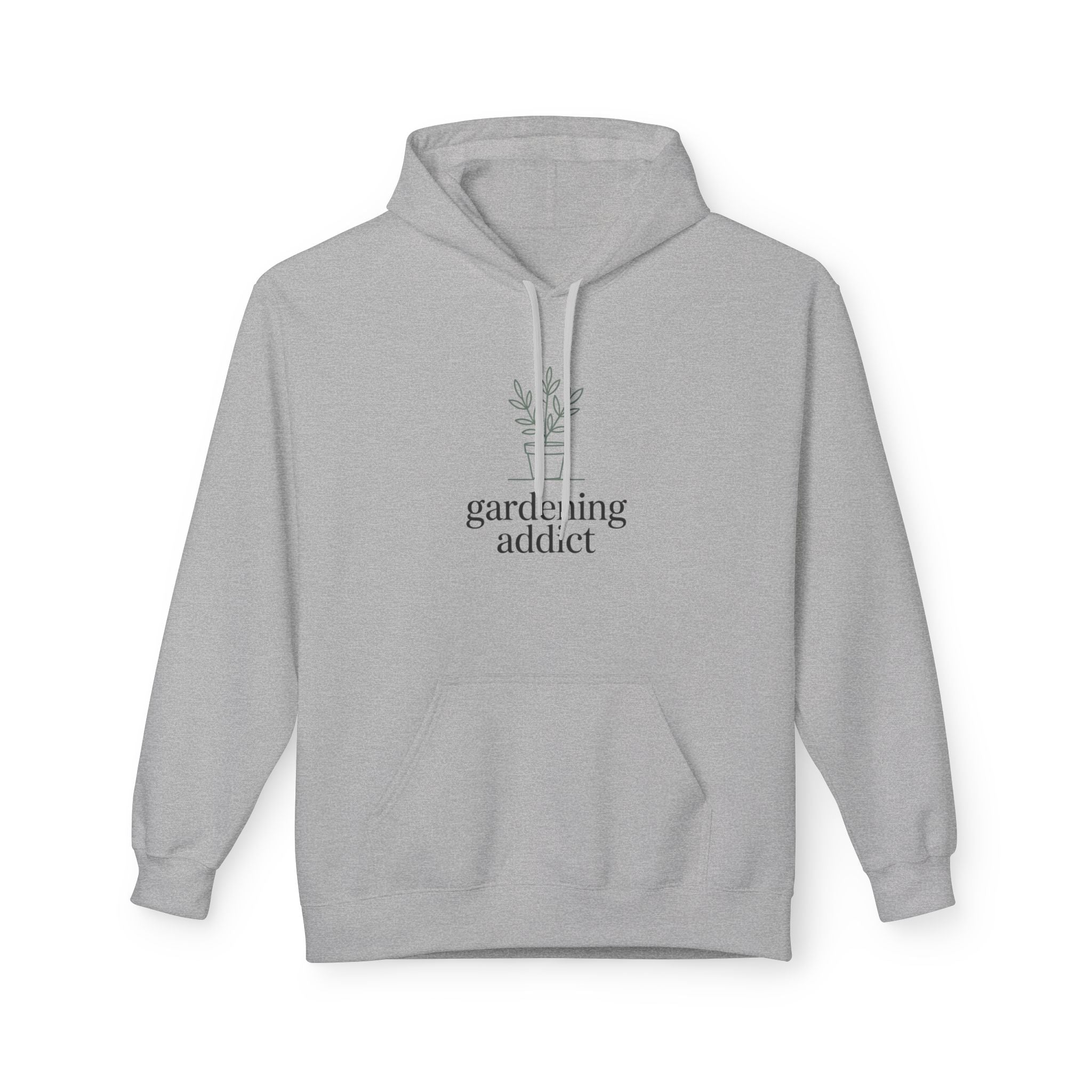 Gardening Addict Hoodie — Minimal Plant Lover Pullover