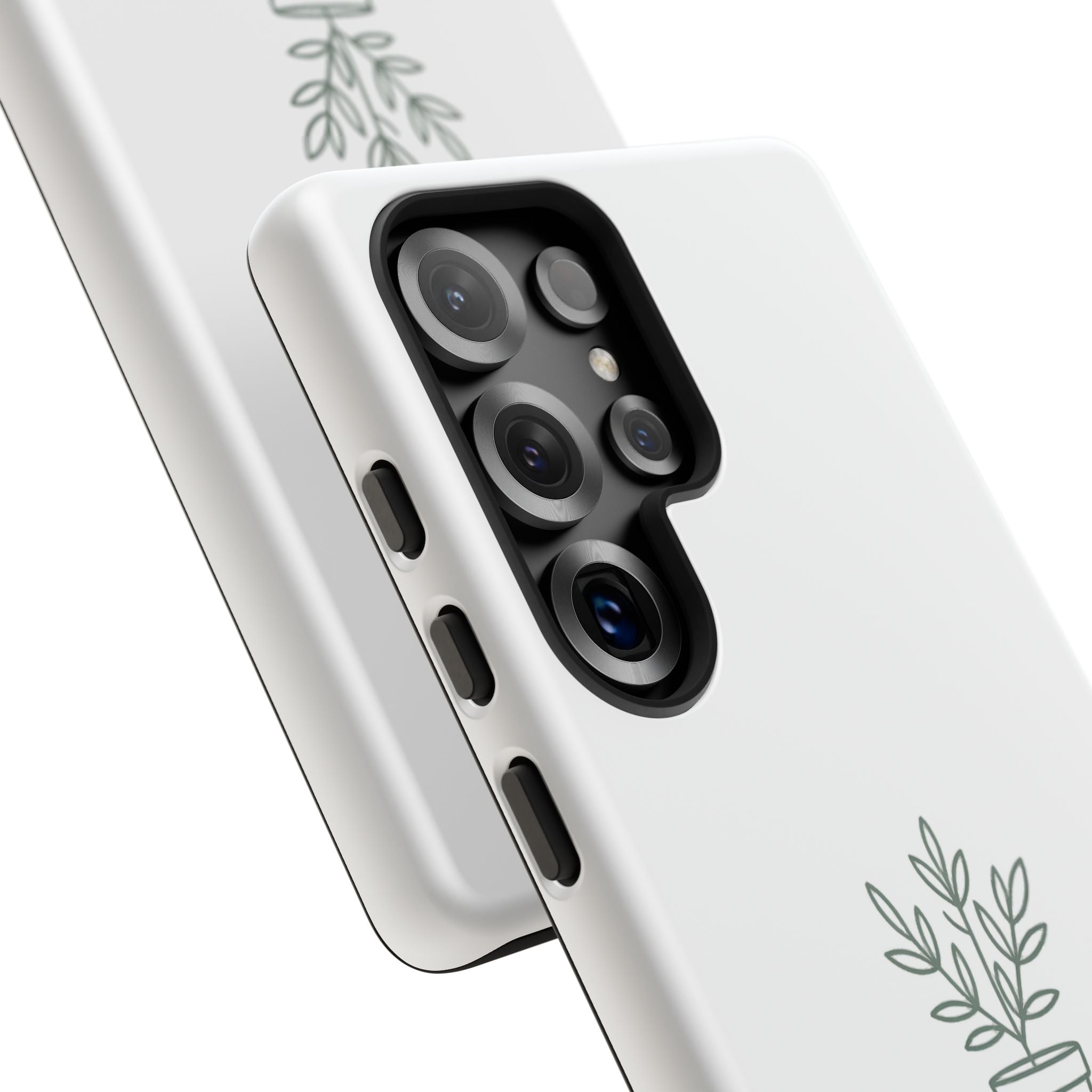 Phone Case — 'gardening addict' Minimal Plant Design