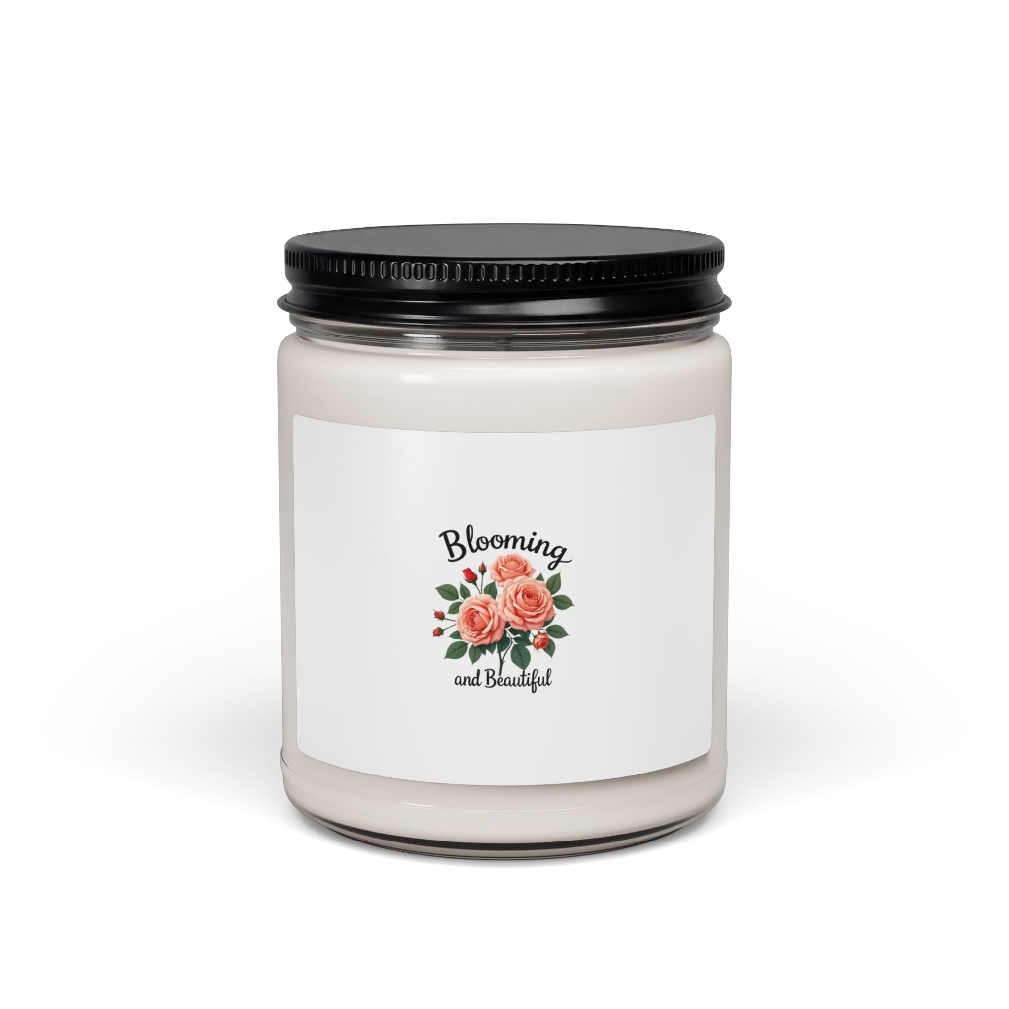 Blooming and Beautiful Scented Soy Candle — 9oz Floral Jar Candle