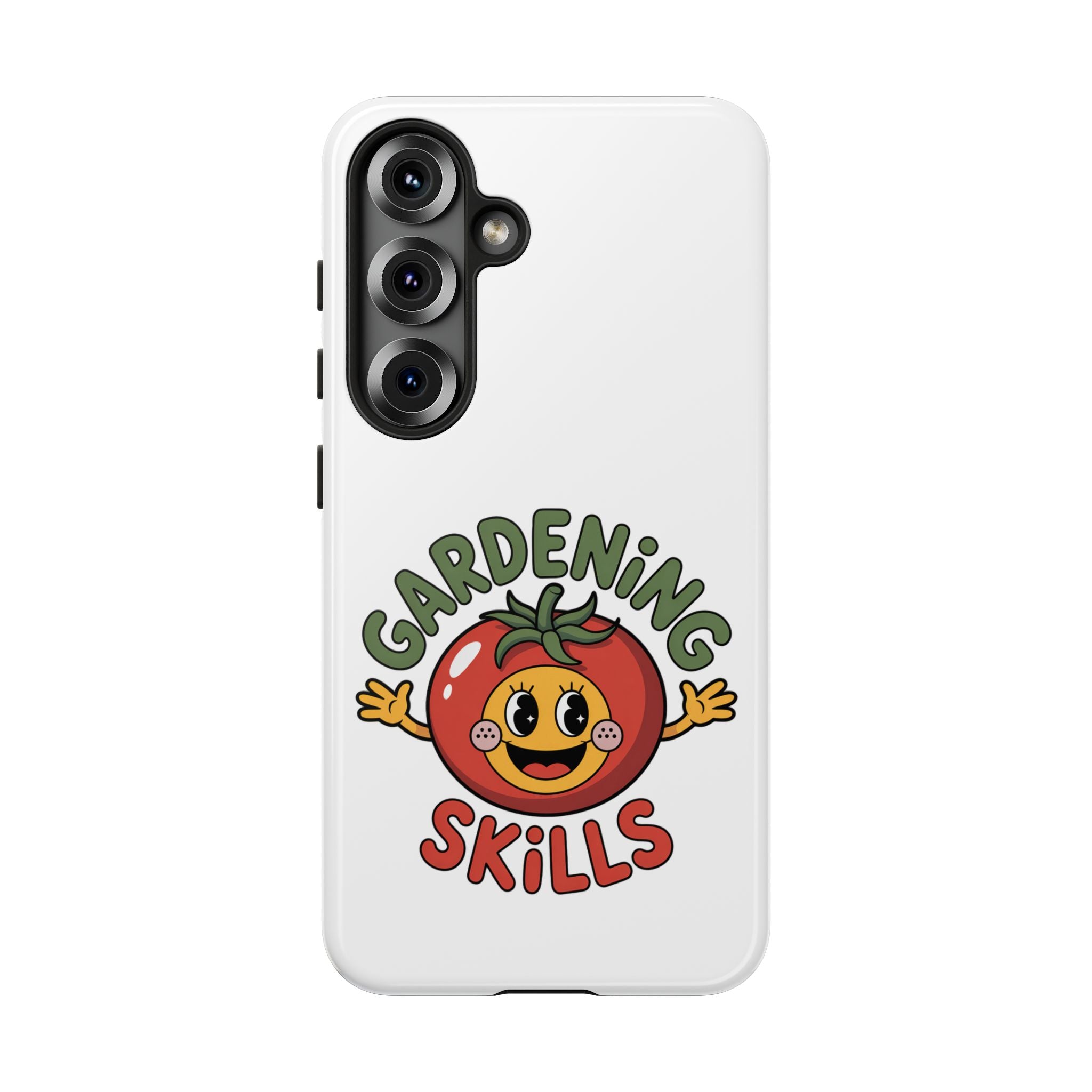 Gardening Skills Phone Case — Cute Tomato Plant Lover Protective Cover