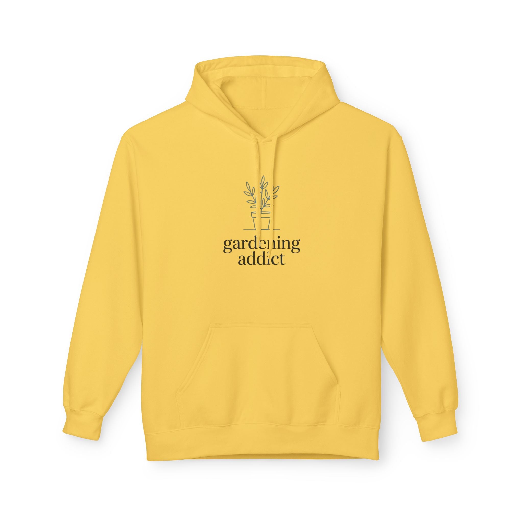 Gardening Addict Hoodie — Minimal Plant Lover Pullover