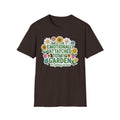 Gardener T-Shirt — "Emotionally Attached to My Garden" Floral Tee