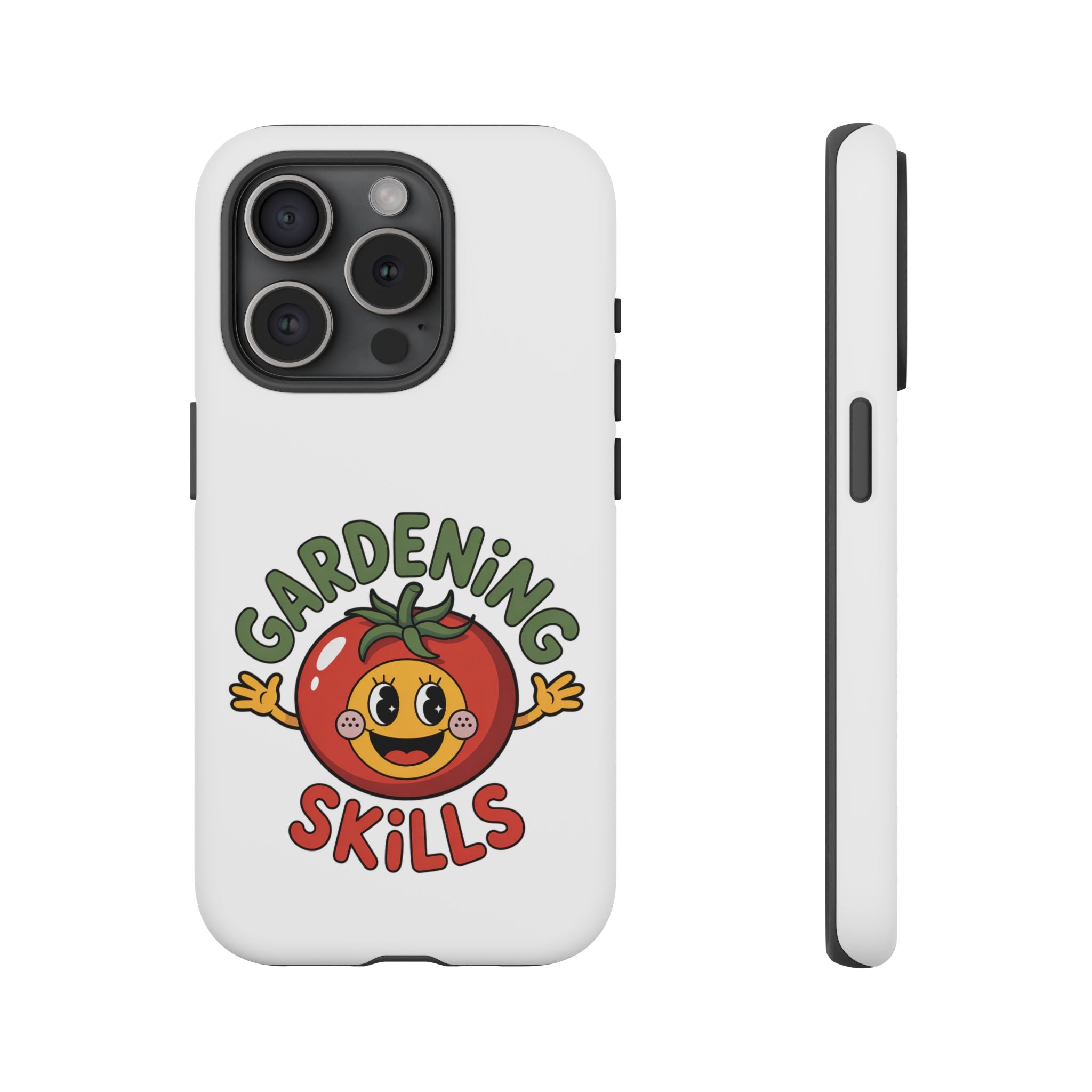 Gardening Skills Phone Case — Cute Tomato Plant Lover Protective Cover