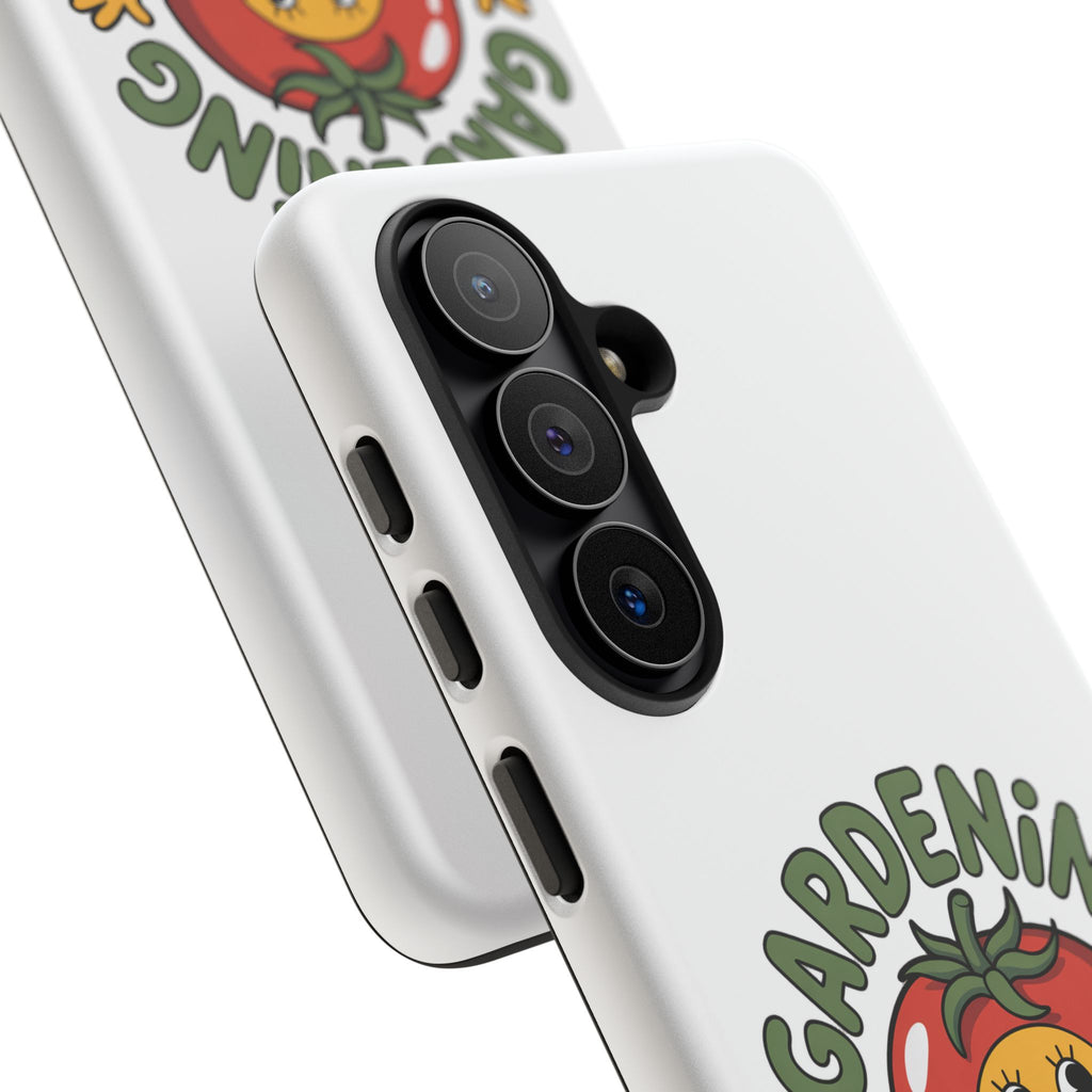 Gardening Skills Phone Case — Cute Tomato Plant Lover Protective Cover
