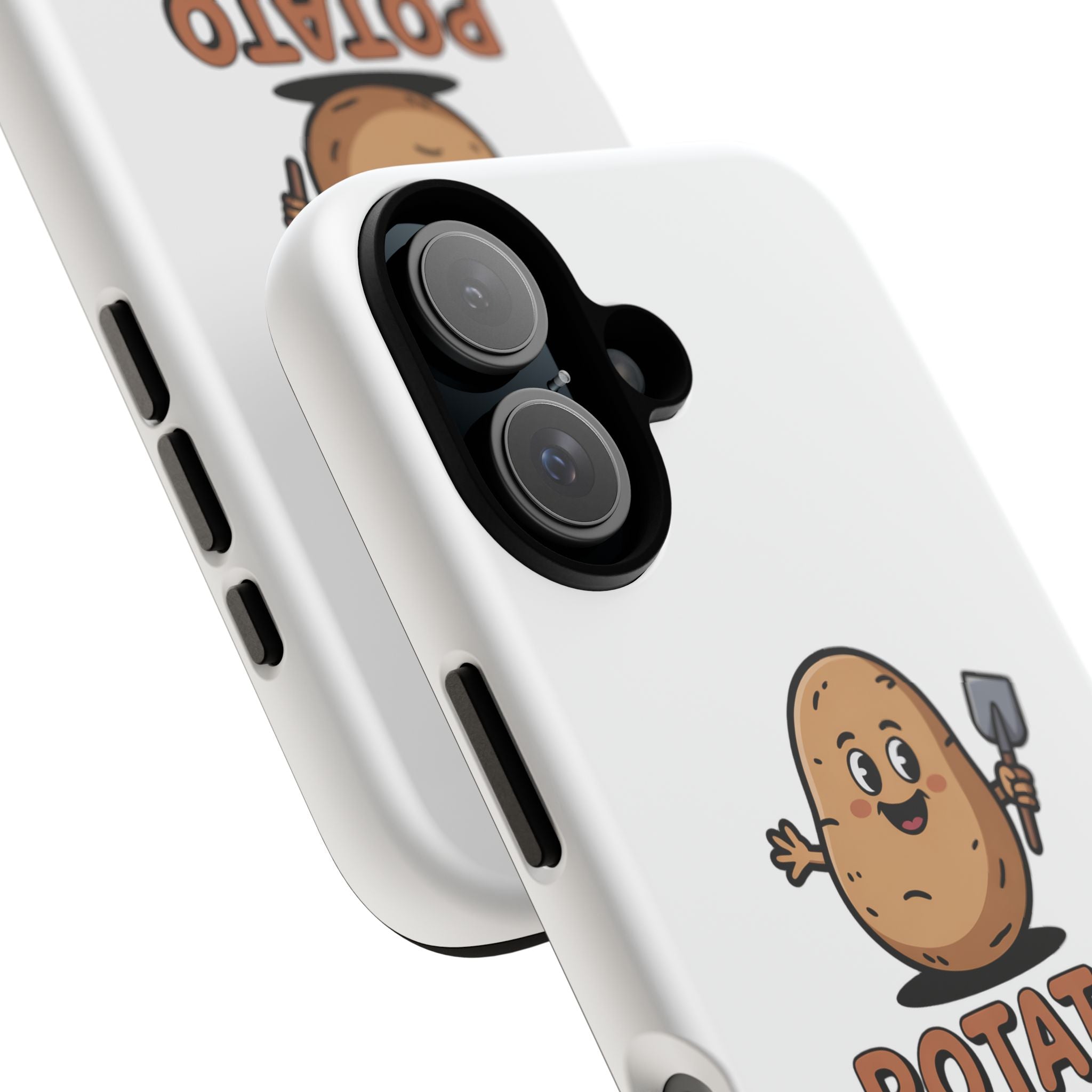 Phone Case — "Potato Digging Love" Cute Gardening Cartoon Protective Cover