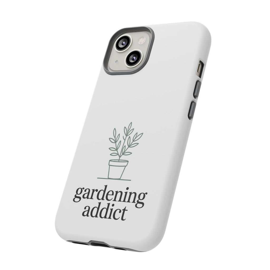 Phone Case — 'gardening addict' Minimal Plant Design