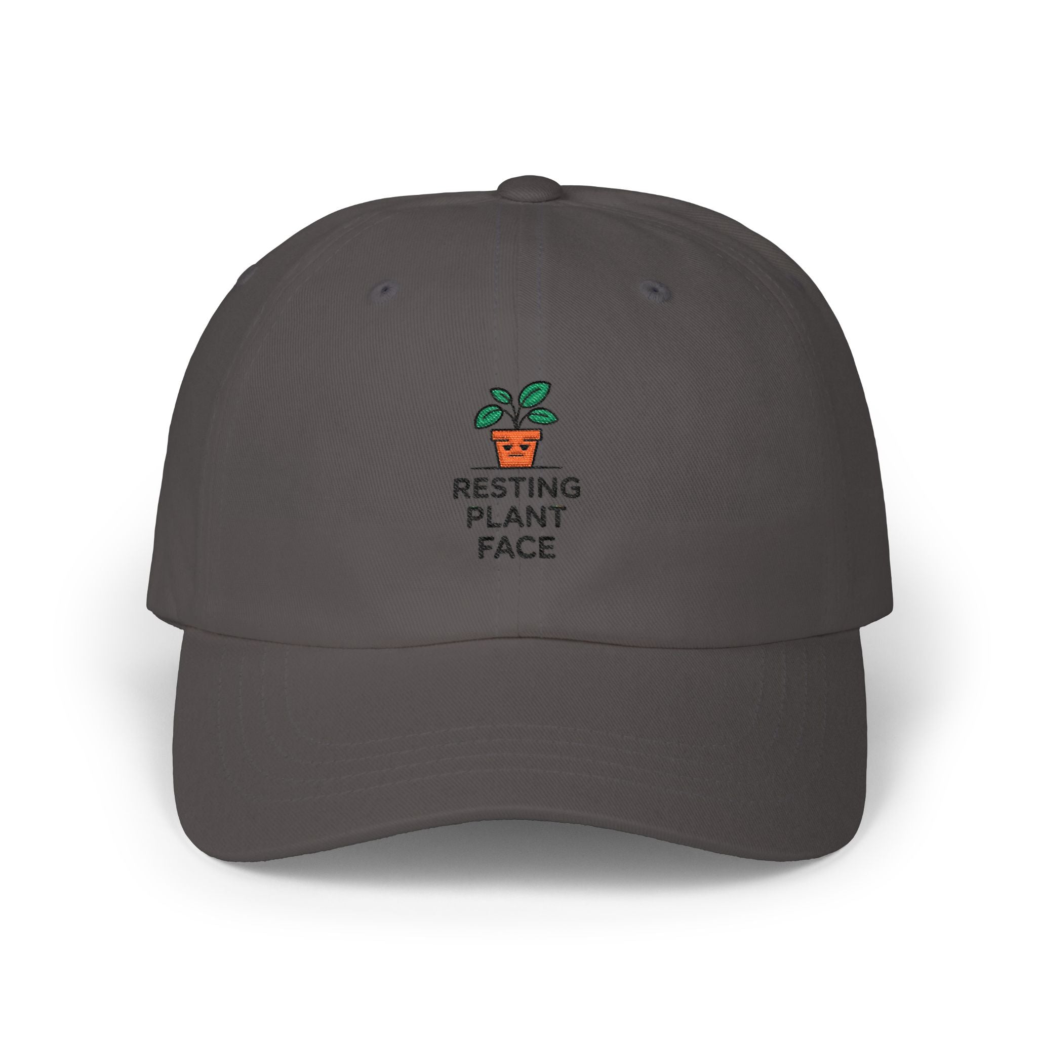 Dad Cap — "Resting Plant Face" Plant Lover Hat