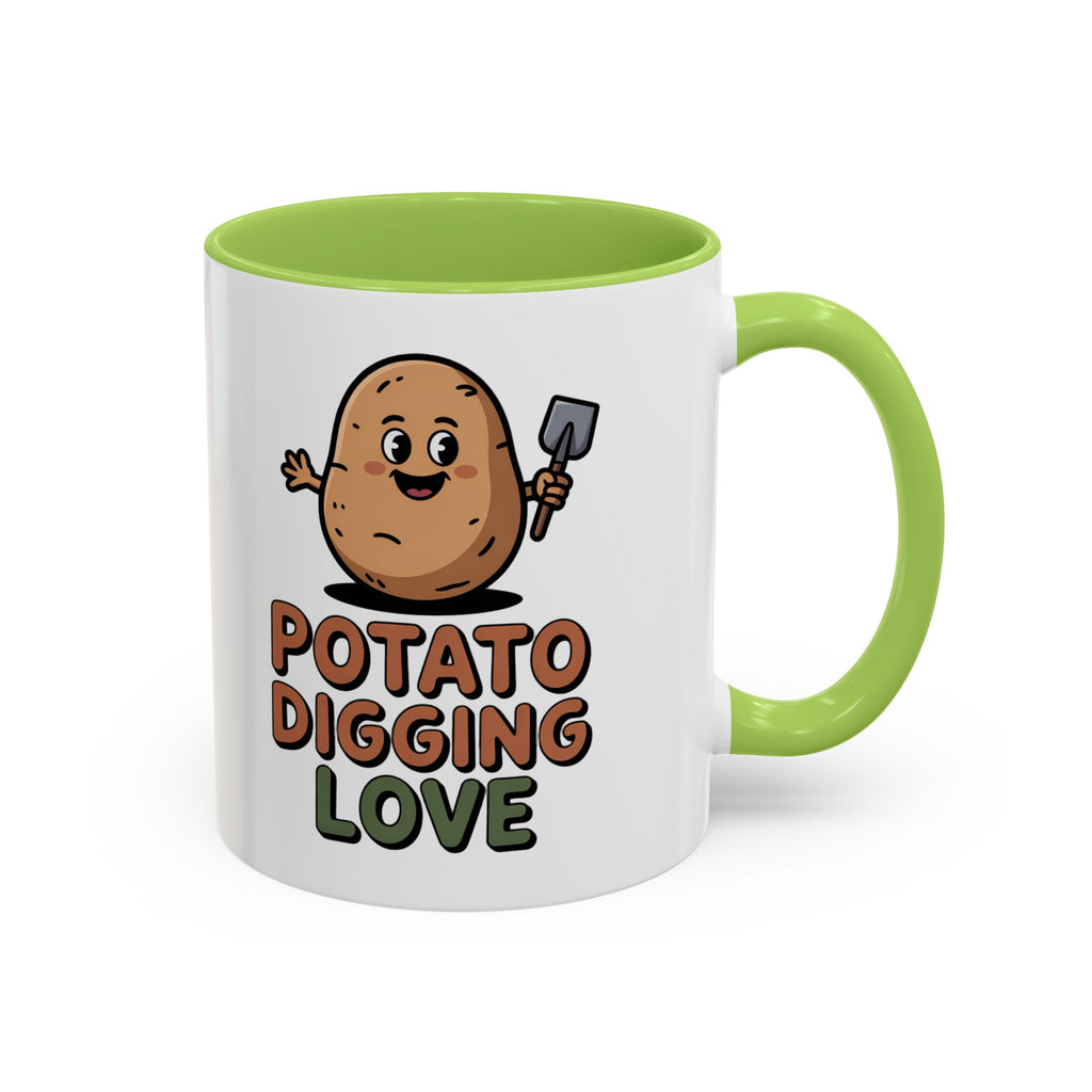 Potato Digging Love Coffee Mug — Cute Gardening Mug (11/15oz)