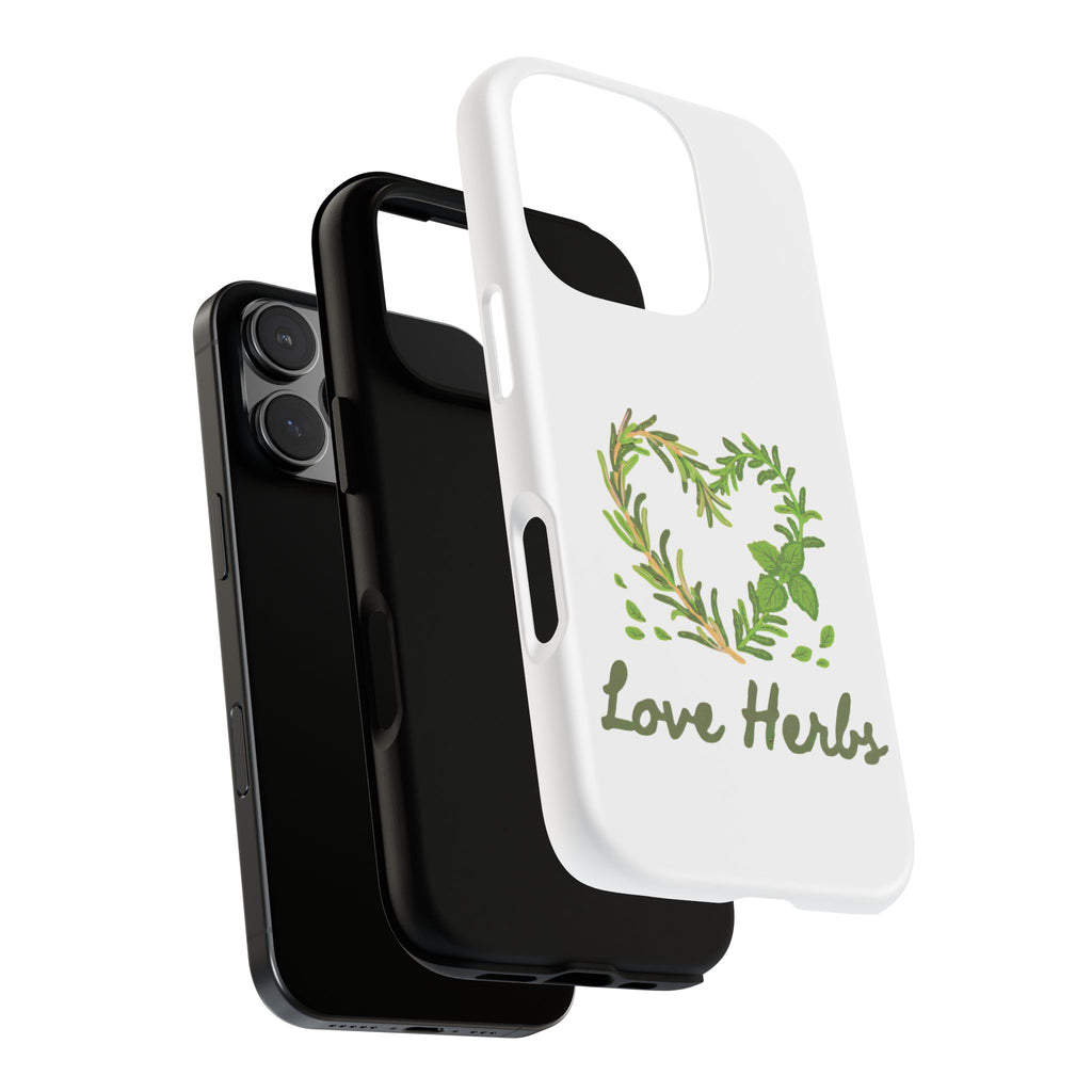 Herb Heart Phone Case - "Love Herbs" Botanical iPhone Cover
