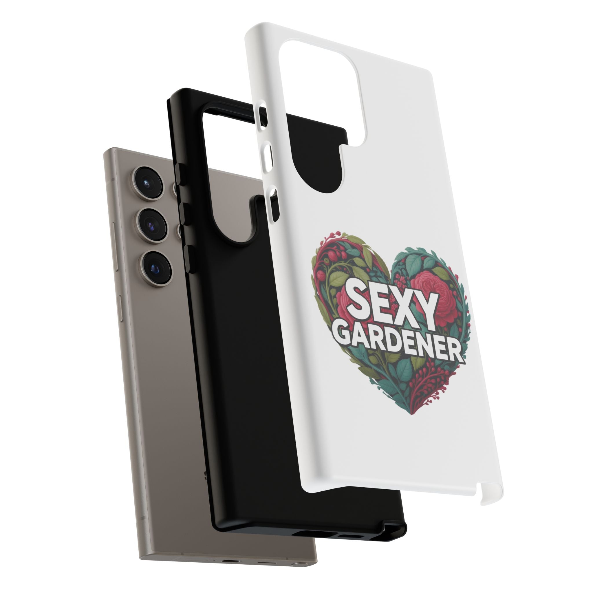 Sexy Gardener Phone Case — Floral Heart Garden Lover Tough Case