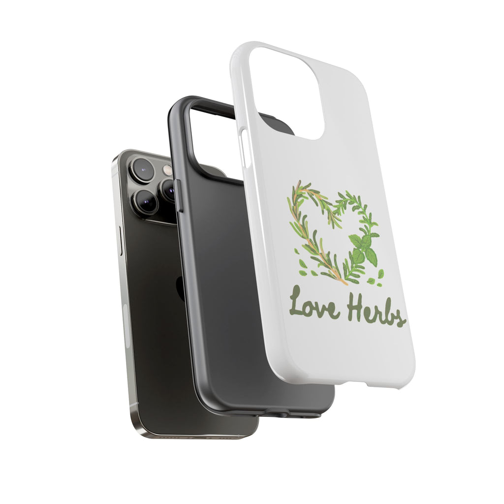 Herb Heart Phone Case - "Love Herbs" Botanical iPhone Cover