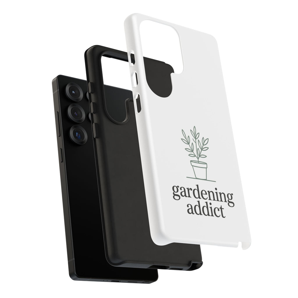 Phone Case — 'gardening addict' Minimal Plant Design