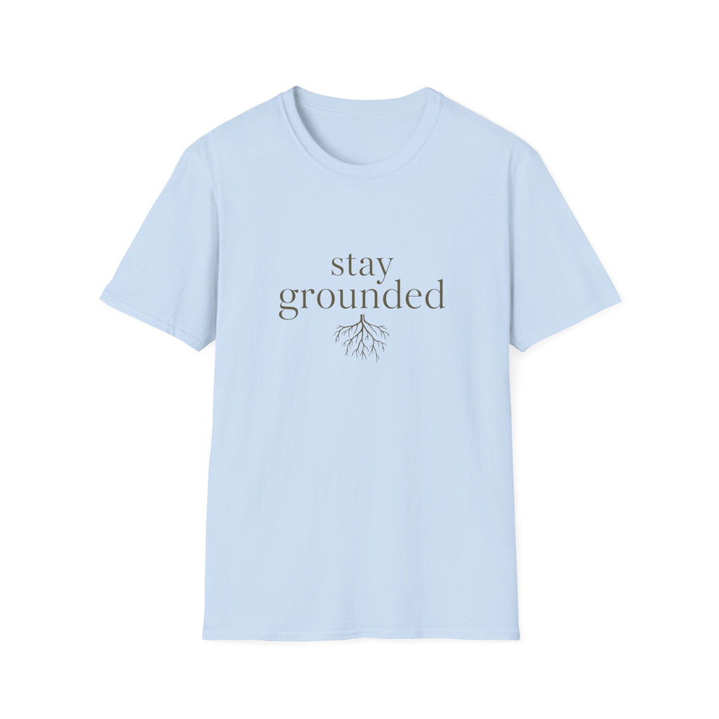 Stay Grounded Tee — Minimalist Rooted Graphic T-Shirt