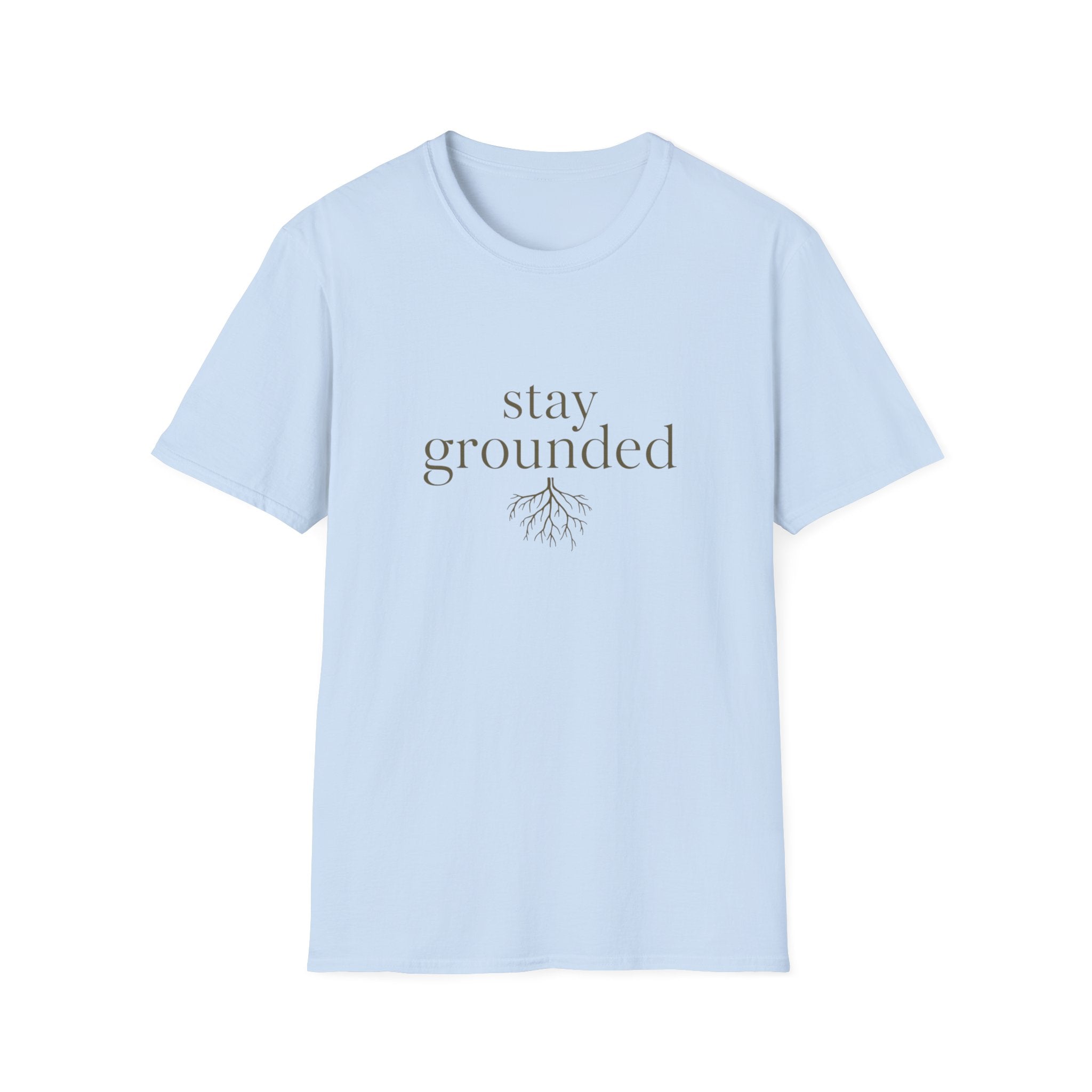 Stay Grounded Tee — Minimalist Rooted Graphic T-Shirt