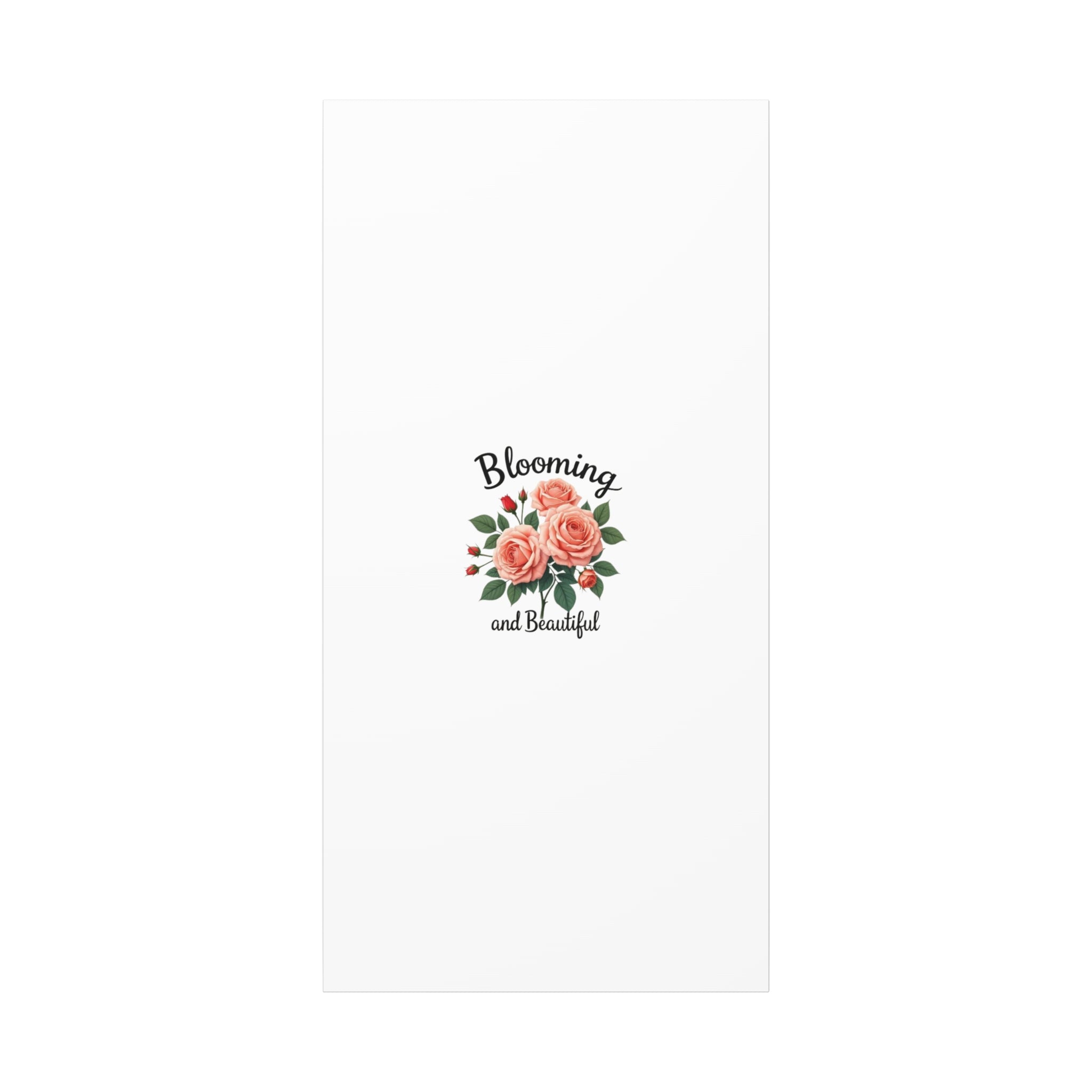 Blooming and Beautiful Rose Bouquet Canvas Wall Art
