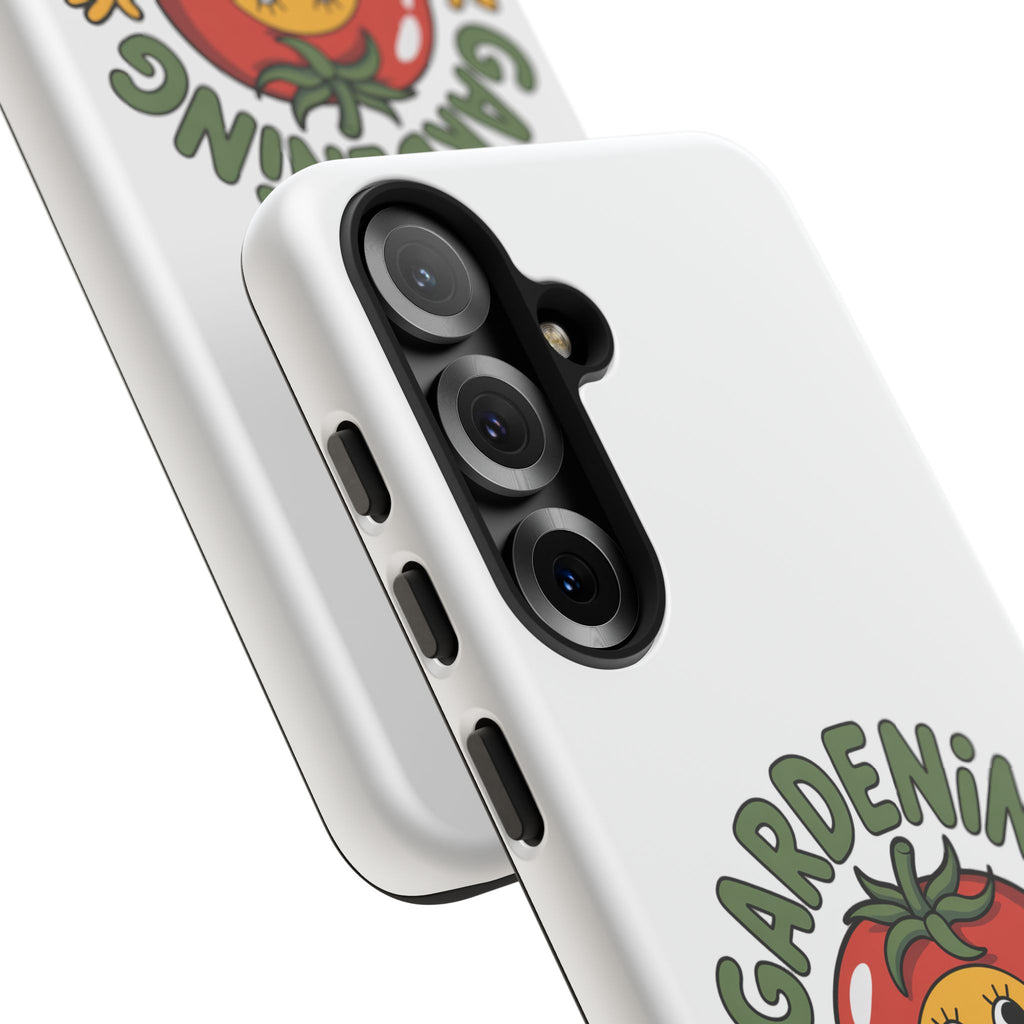 Gardening Skills Phone Case — Cute Tomato Plant Lover Protective Cover