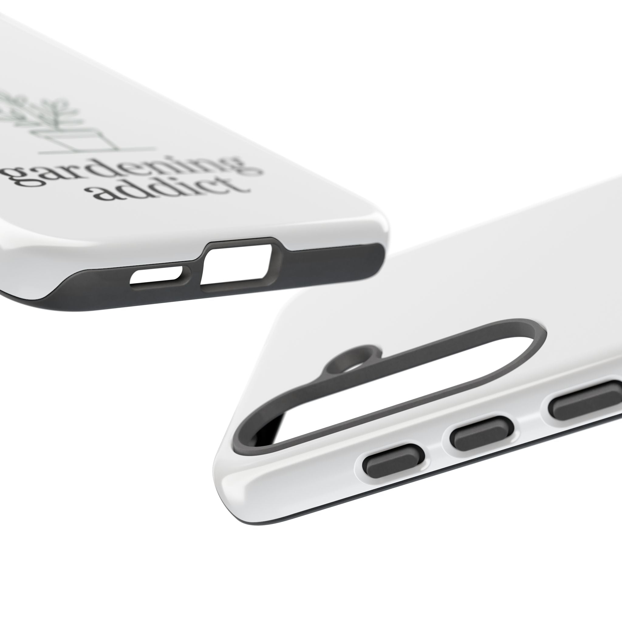 Phone Case — 'gardening addict' Minimal Plant Design