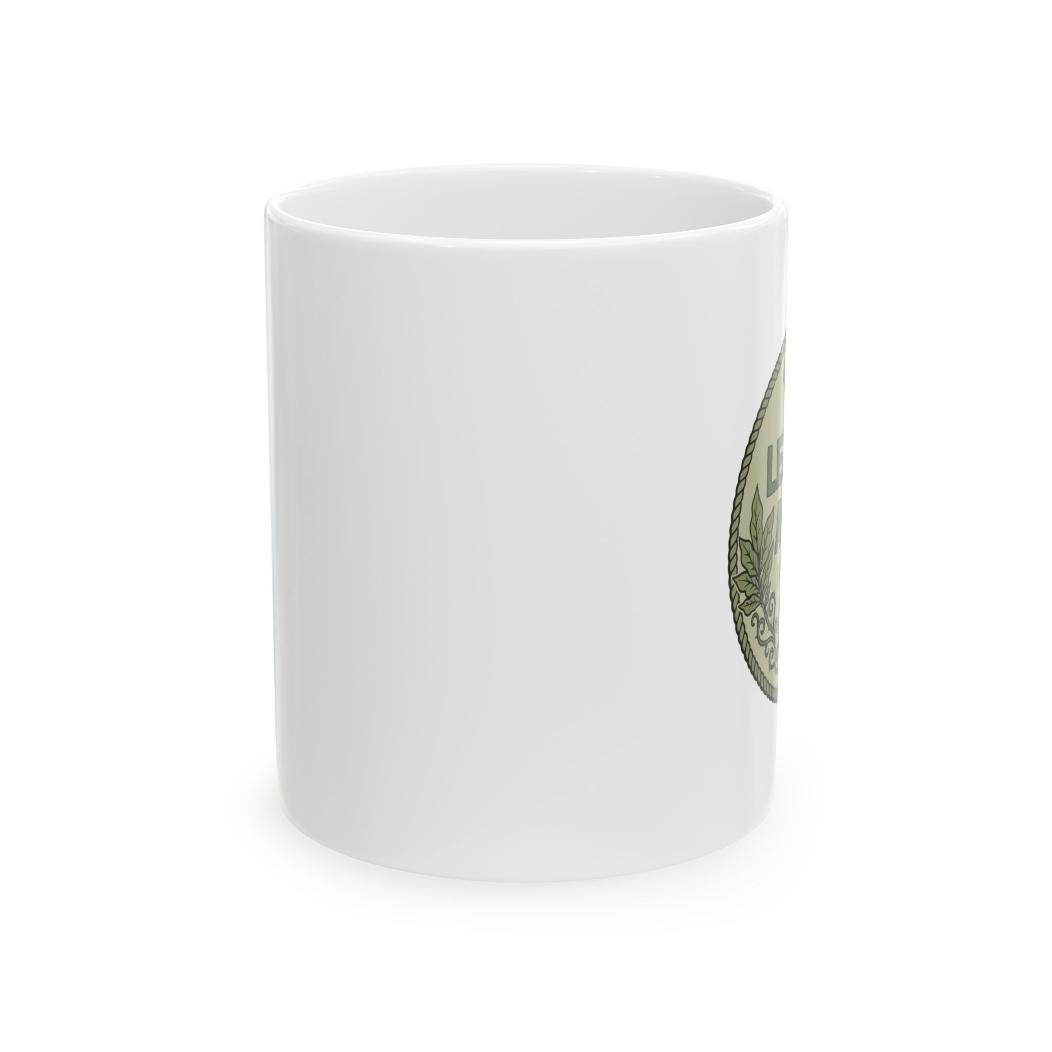 Leaf Me Alone I'm Gardening Ceramic Mug – Vintage Garden Lover Coffee Cup (11oz, 15oz)