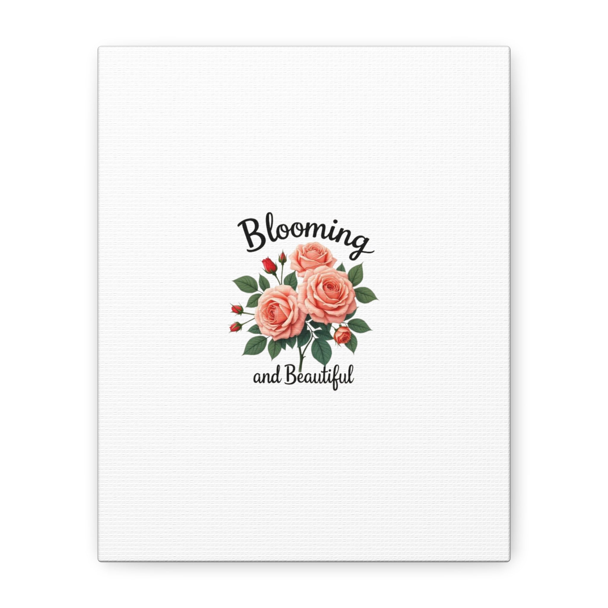 Blooming and Beautiful Rose Bouquet Canvas Wall Art