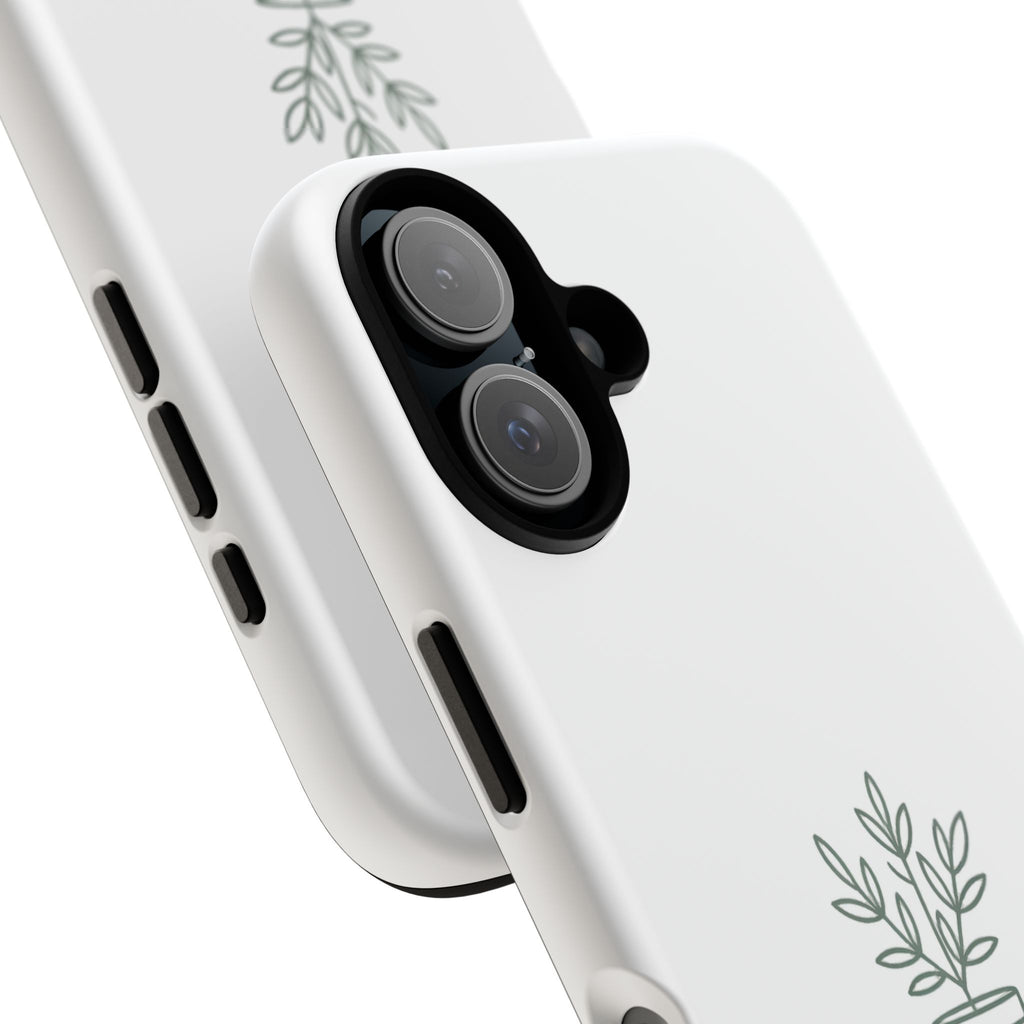Phone Case — 'gardening addict' Minimal Plant Design