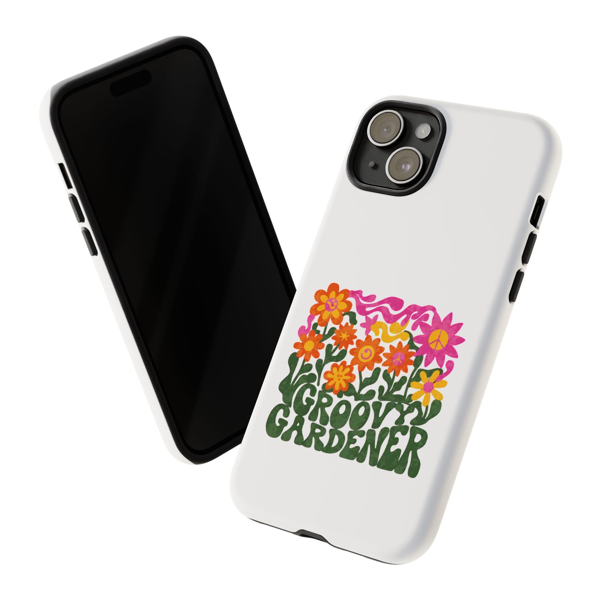 Groovy Gardener Phone Case - Retro Floral iPhone Cover