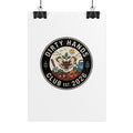 Rolled Poster — "Dirty Hands Club Est. 2026" Gardening Emblem Wall Art