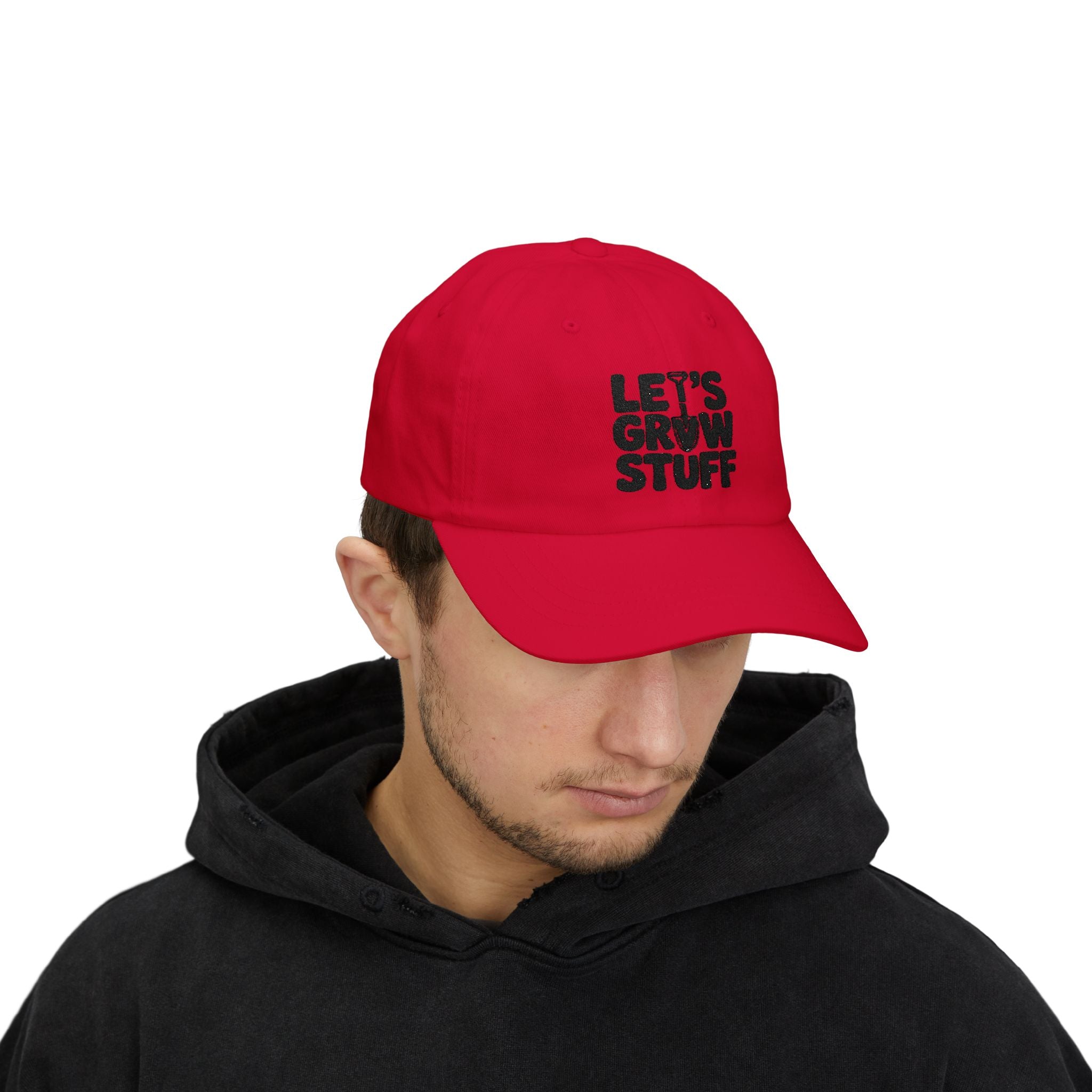 Let's Grow Stuff Dad Cap — Gardening Hat for Plant Lovers