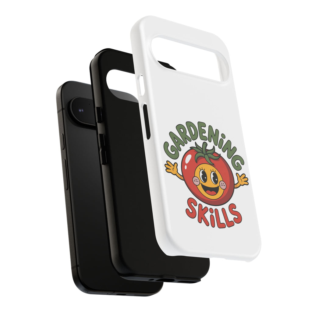 Gardening Skills Phone Case — Cute Tomato Plant Lover Protective Cover