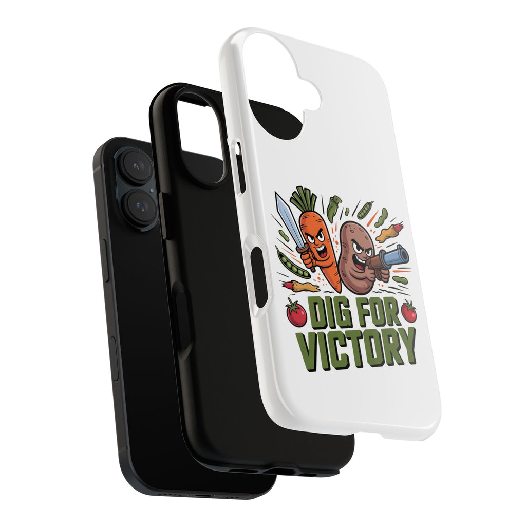 Phone Case — 'Dig For Victory' Veggie Combat Garden Design