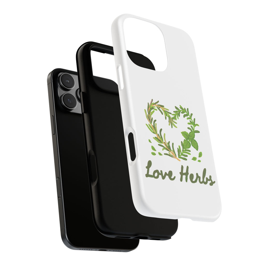 Herb Heart Phone Case - "Love Herbs" Botanical iPhone Cover