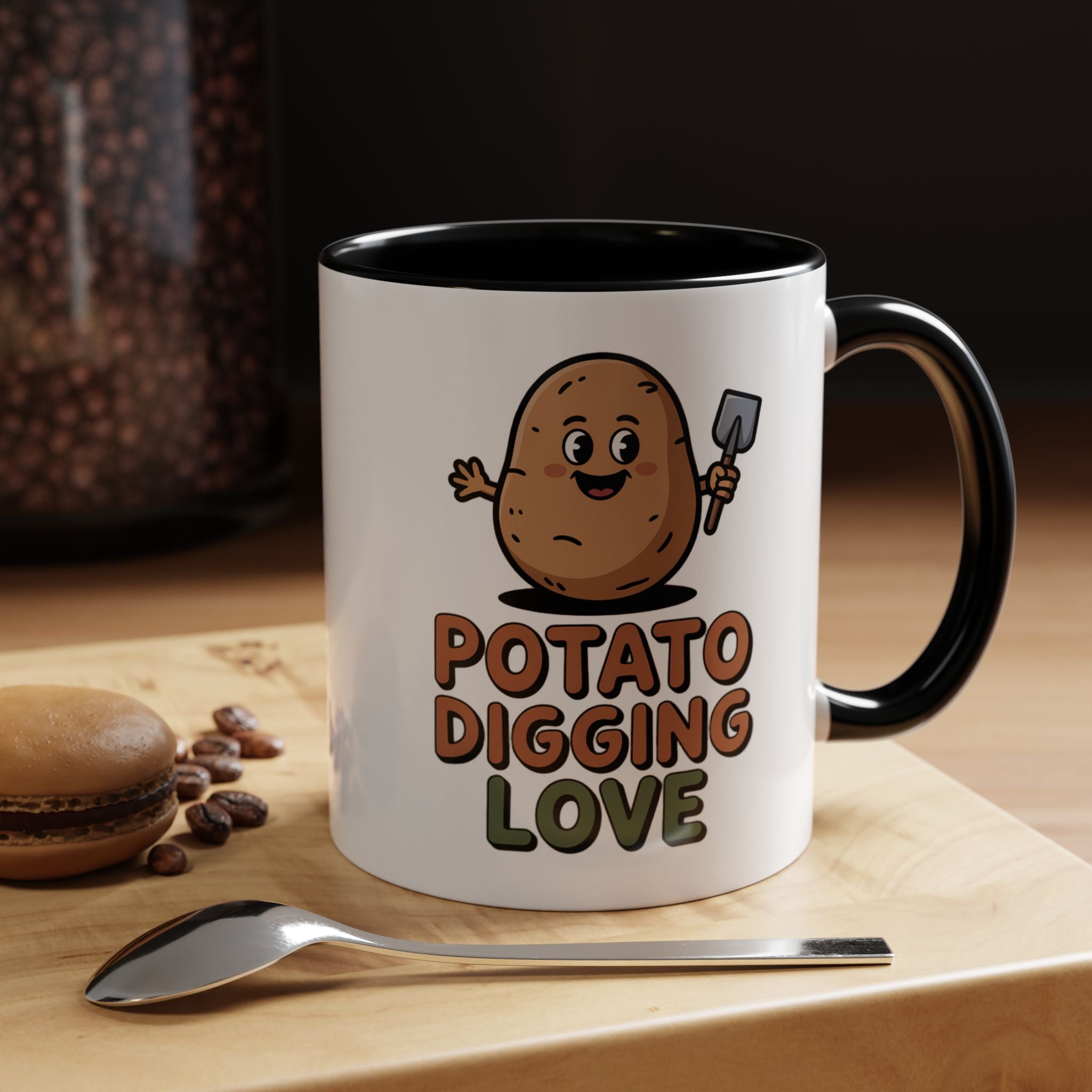 Potato Digging Love Coffee Mug — Cute Gardening Mug (11/15oz)