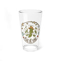Mixing Glass - "Peas Be Kind" Cute Garden Pea Illustration, 16oz