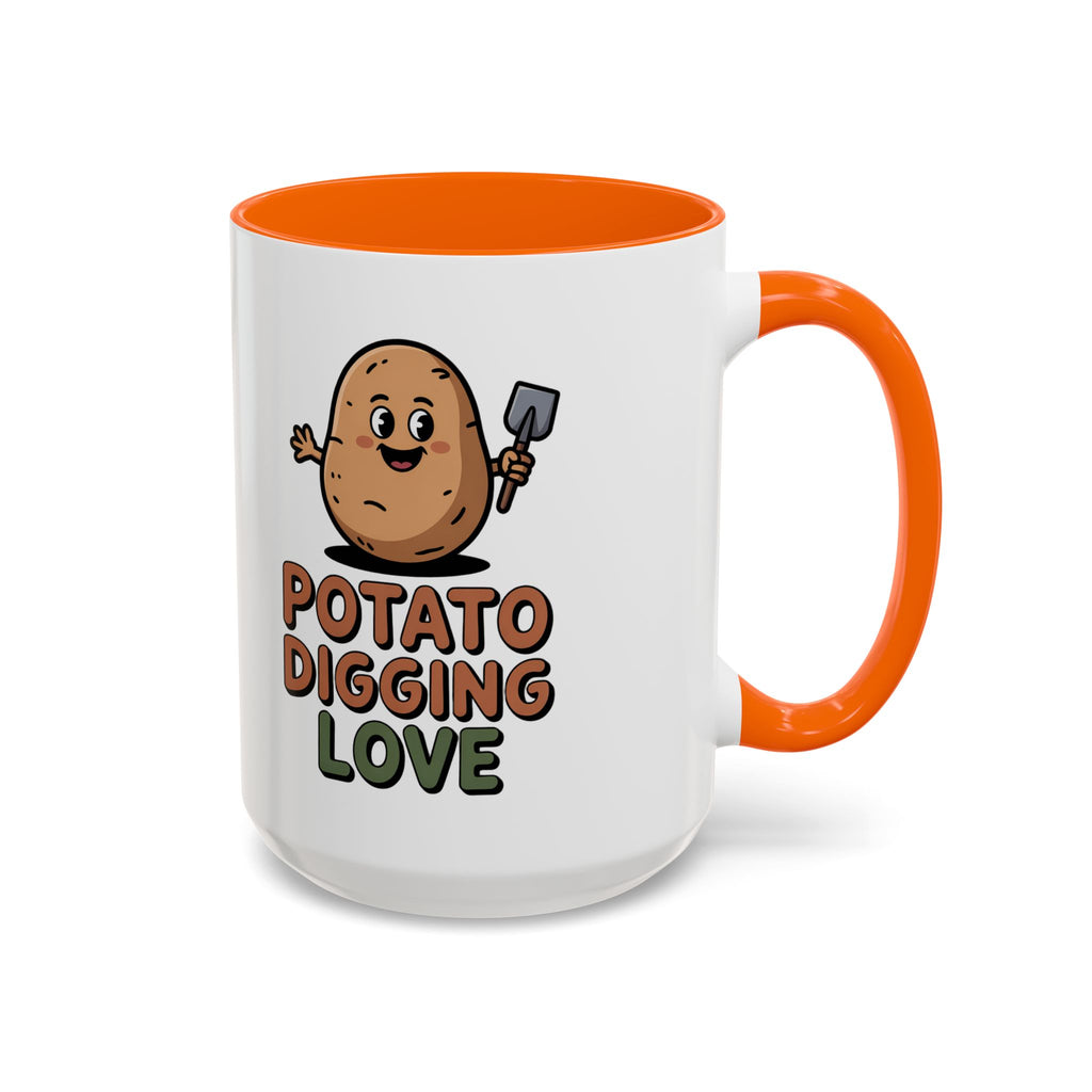 Potato Digging Love Coffee Mug — Cute Gardening Mug (11/15oz)