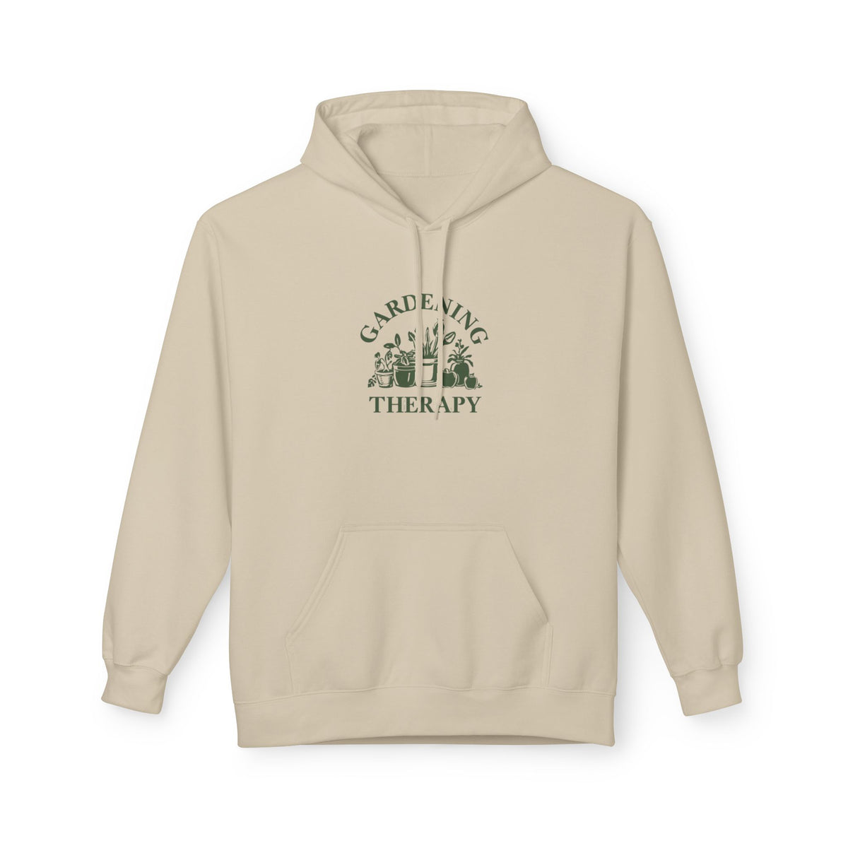 Gardening Therapy Hoodie — 'Gardening Therapy' Floral Graphic Hoodie