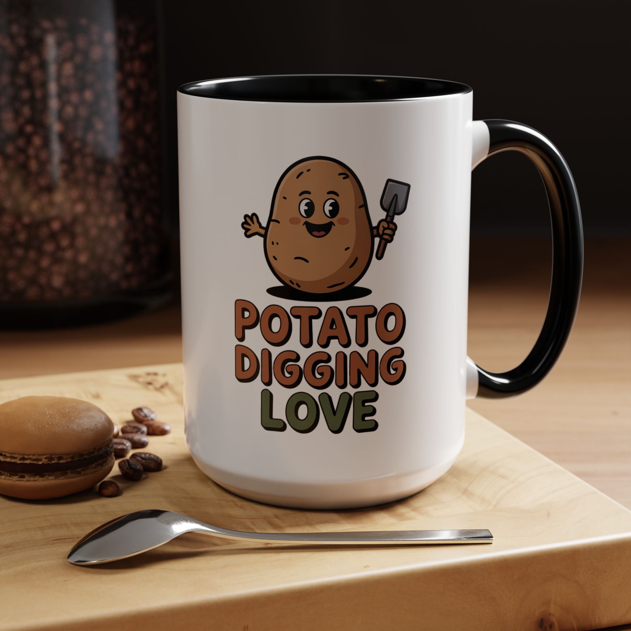 Potato Digging Love Coffee Mug — Cute Gardening Mug (11/15oz)