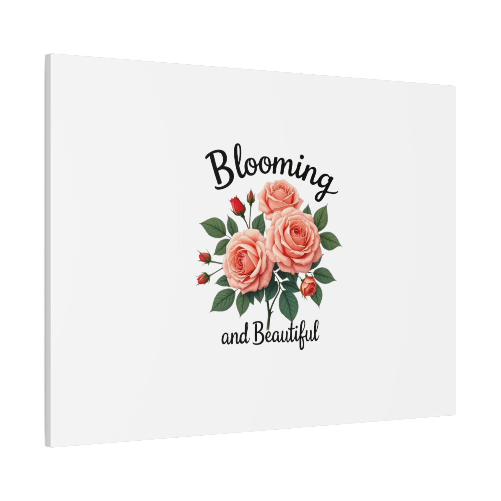 Blooming and Beautiful Rose Bouquet Canvas Wall Art