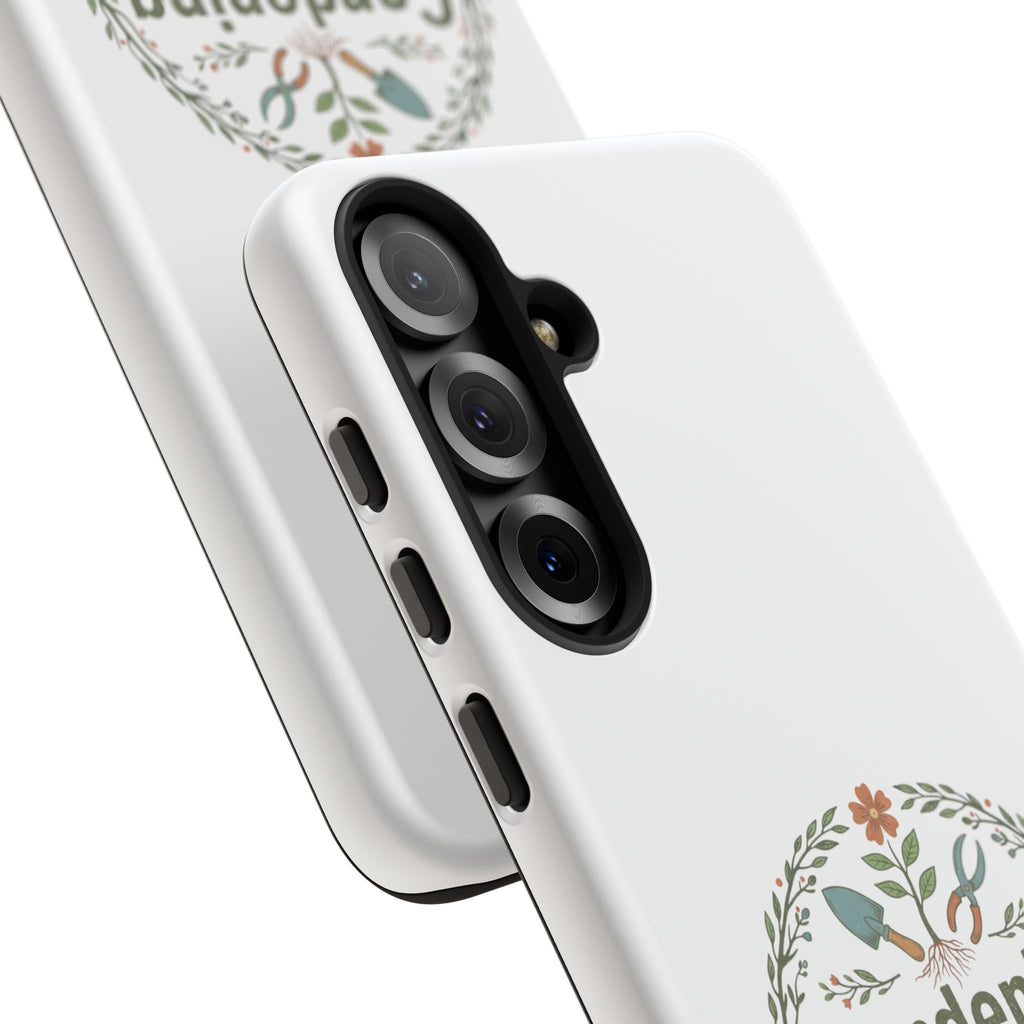 Phone Case — Gardening Addict "Plant • Grow • Repeat" Floral Garden Phone Cover