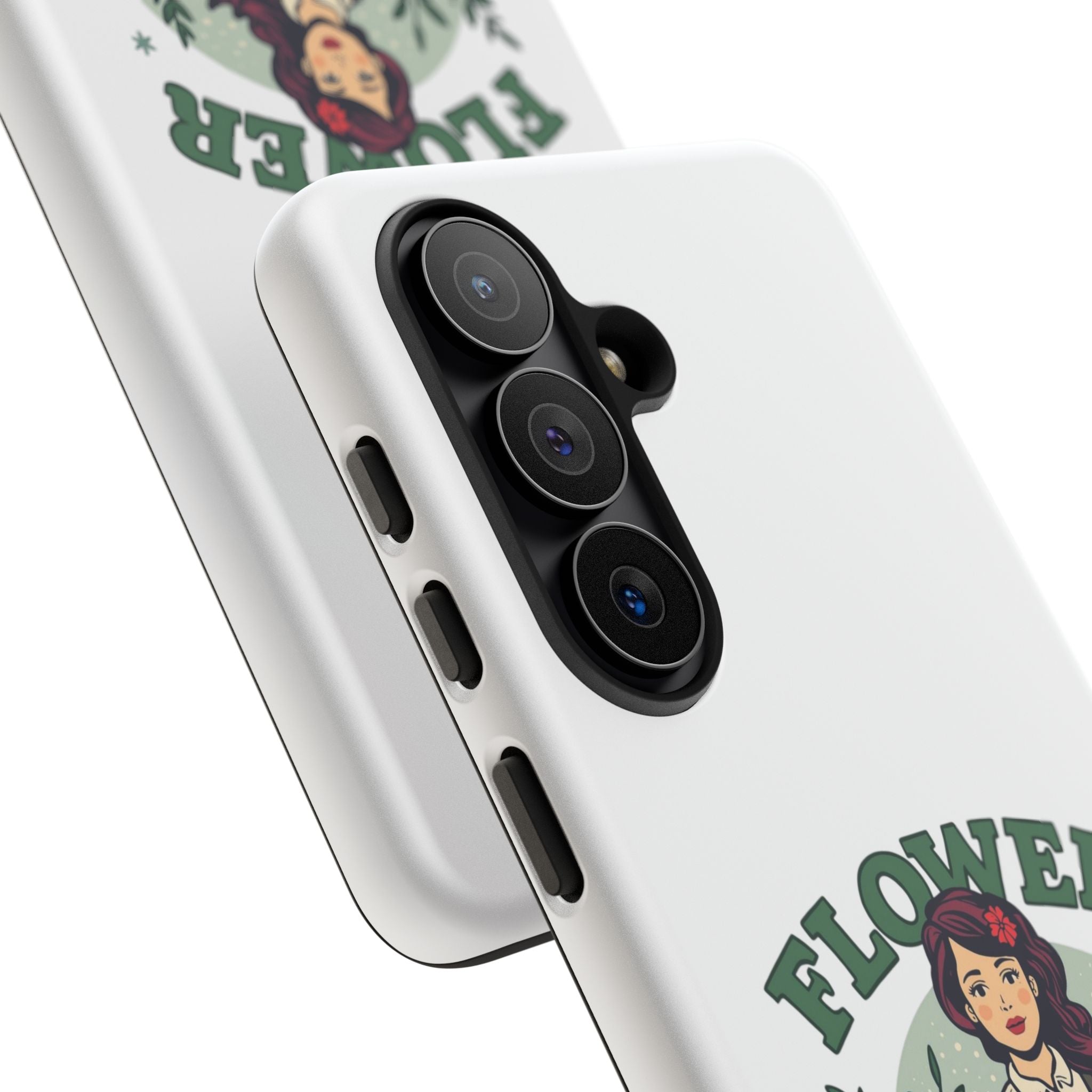 Phone Case - 'Flower Power' Retro Gardener Floral Protective Case