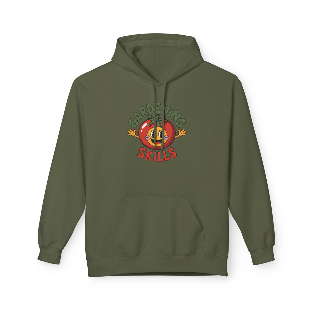 Gardening Skills Hoodie — Cute Tomato Illustration Gardeners Gift
