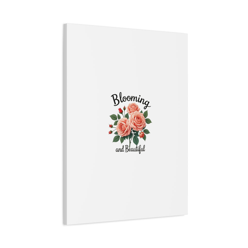 Blooming and Beautiful Rose Bouquet Canvas Wall Art