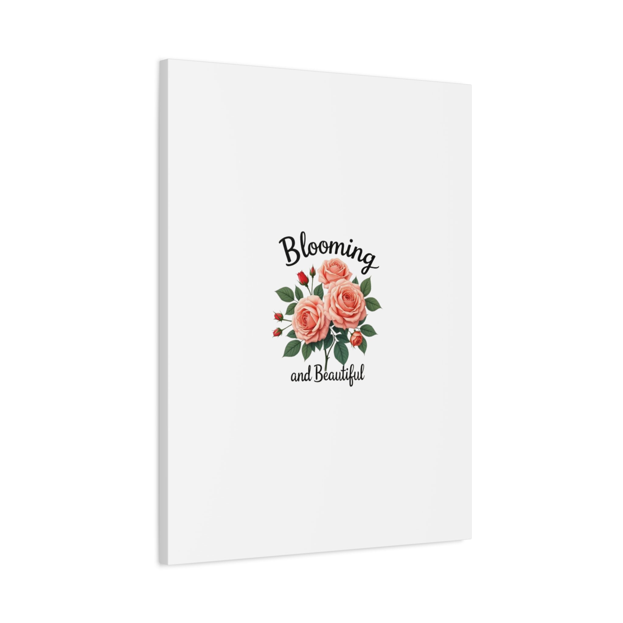 Blooming and Beautiful Rose Bouquet Canvas Wall Art