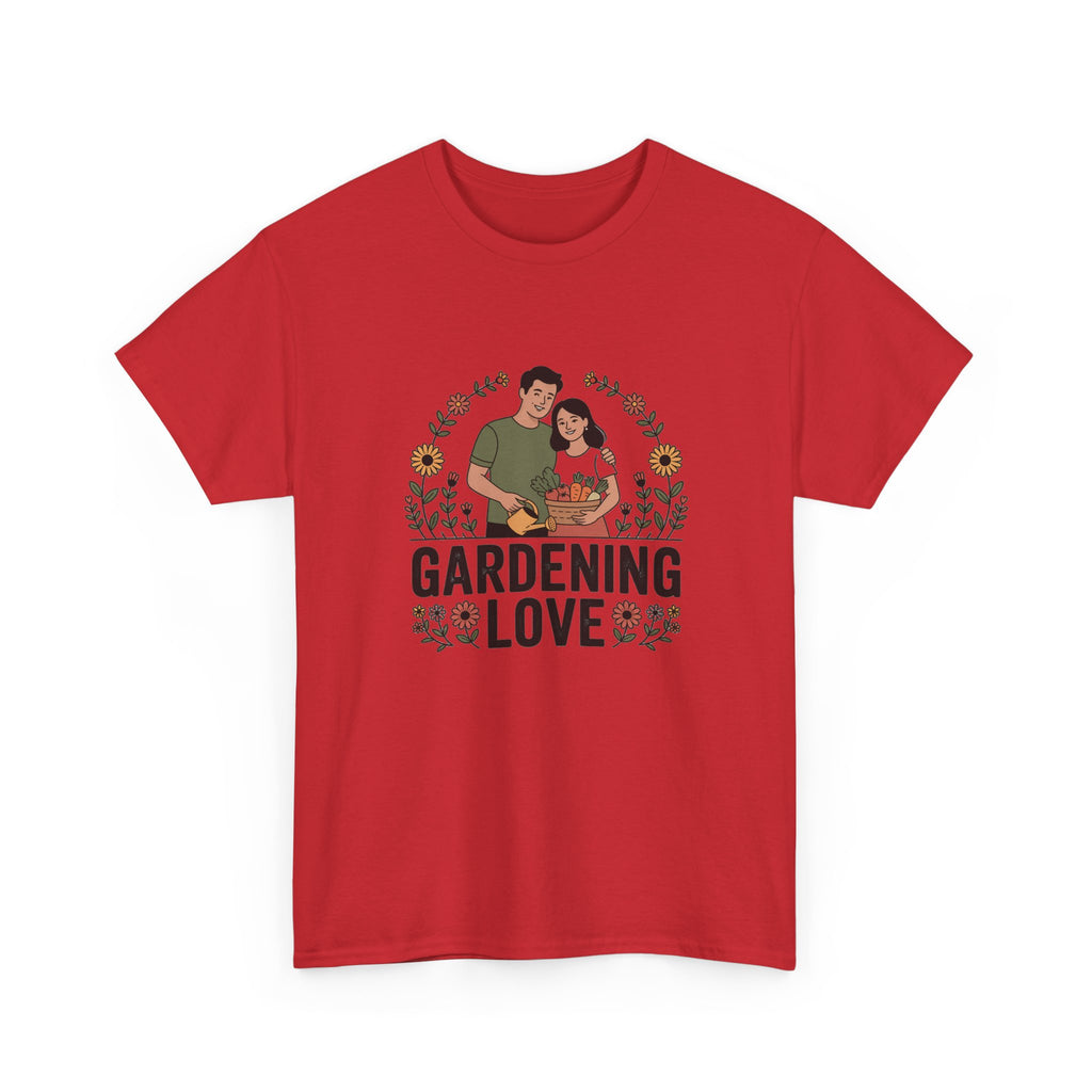 Gardening Love T-Shirt — Cute Couple Planting Graphic Tee