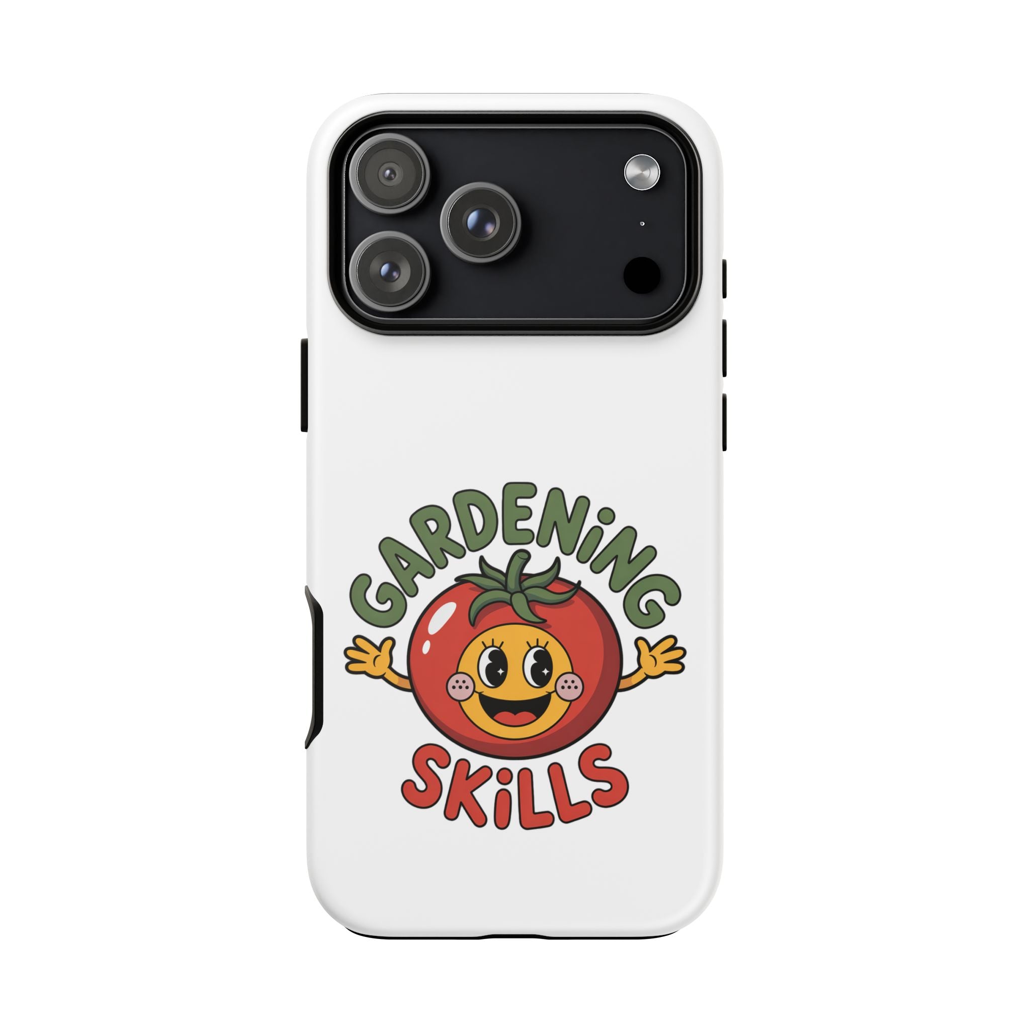Gardening Skills Phone Case — Cute Tomato Plant Lover Protective Cover