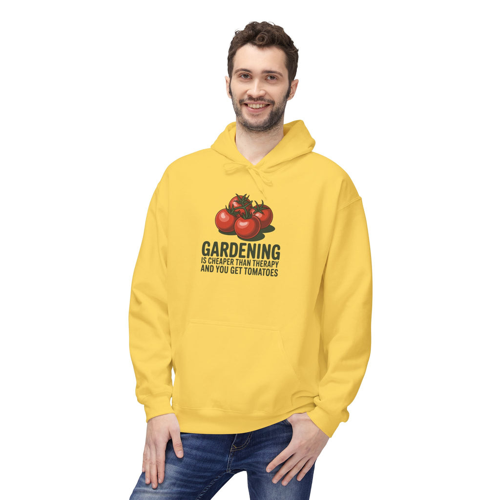 Gardening Is Cheaper Than Therapy Hoodie – Funny Tomato Gardeners Pullover