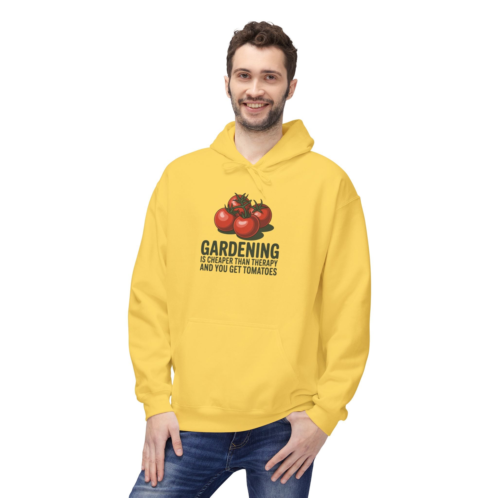 Gardening Is Cheaper Than Therapy Hoodie – Funny Tomato Gardeners Pullover