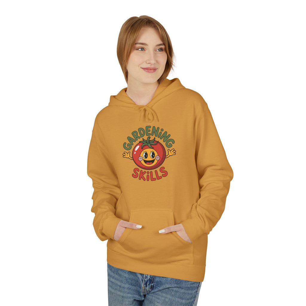 Gardening Skills Hoodie — Cute Tomato Illustration Gardeners Gift